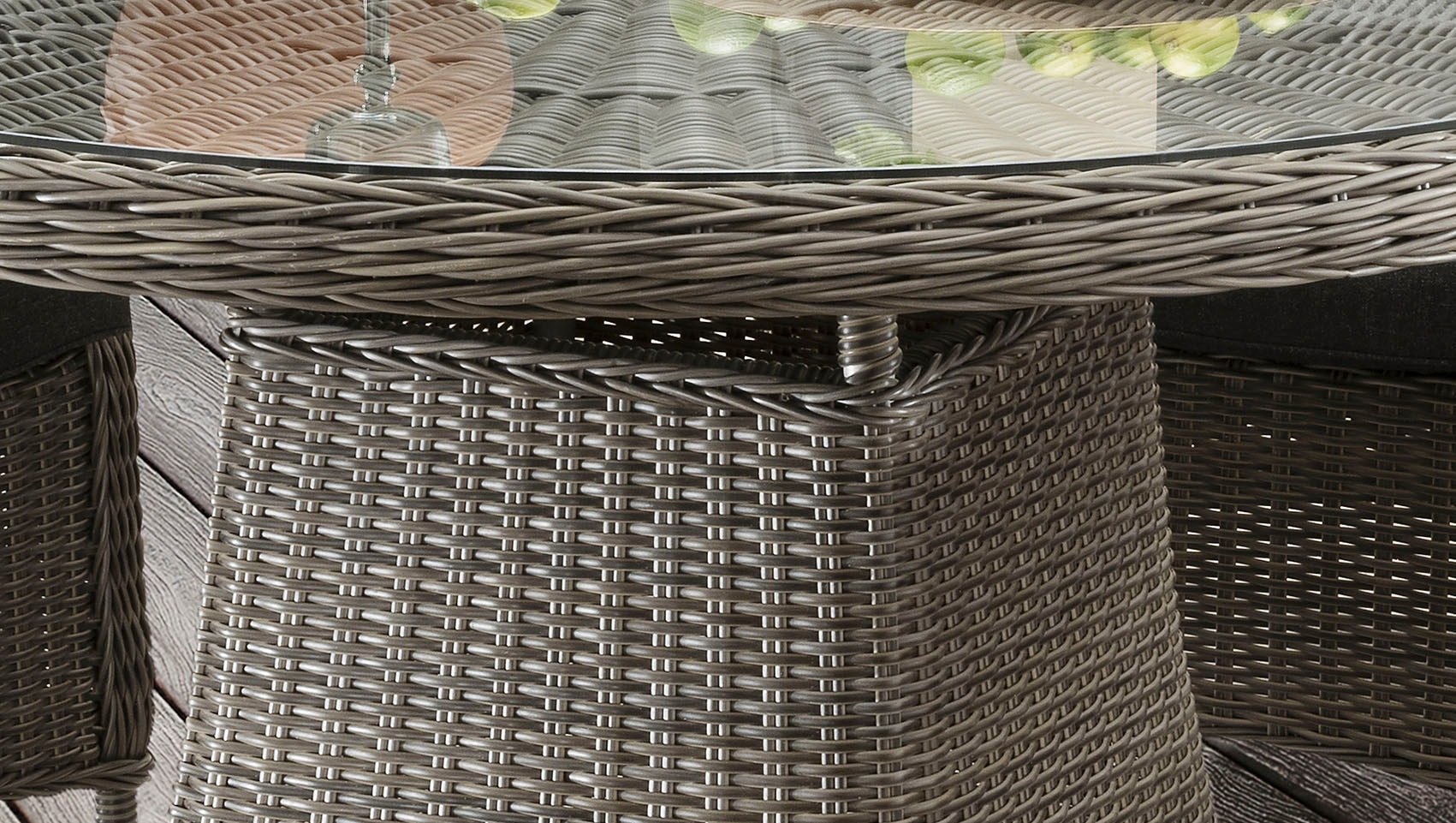 Destiny Garten-Essgruppe »CASA LUNA«, (13 tlg., 4x Sessel, 1x Tisch, inkl. Auflagen), Aluminium, Polyrattan