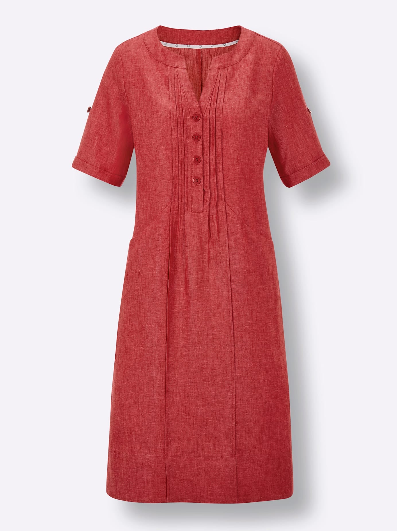 CREATION L PREMIUM Sommerkleid »Leinen-Kleid« Eingrifftaschen