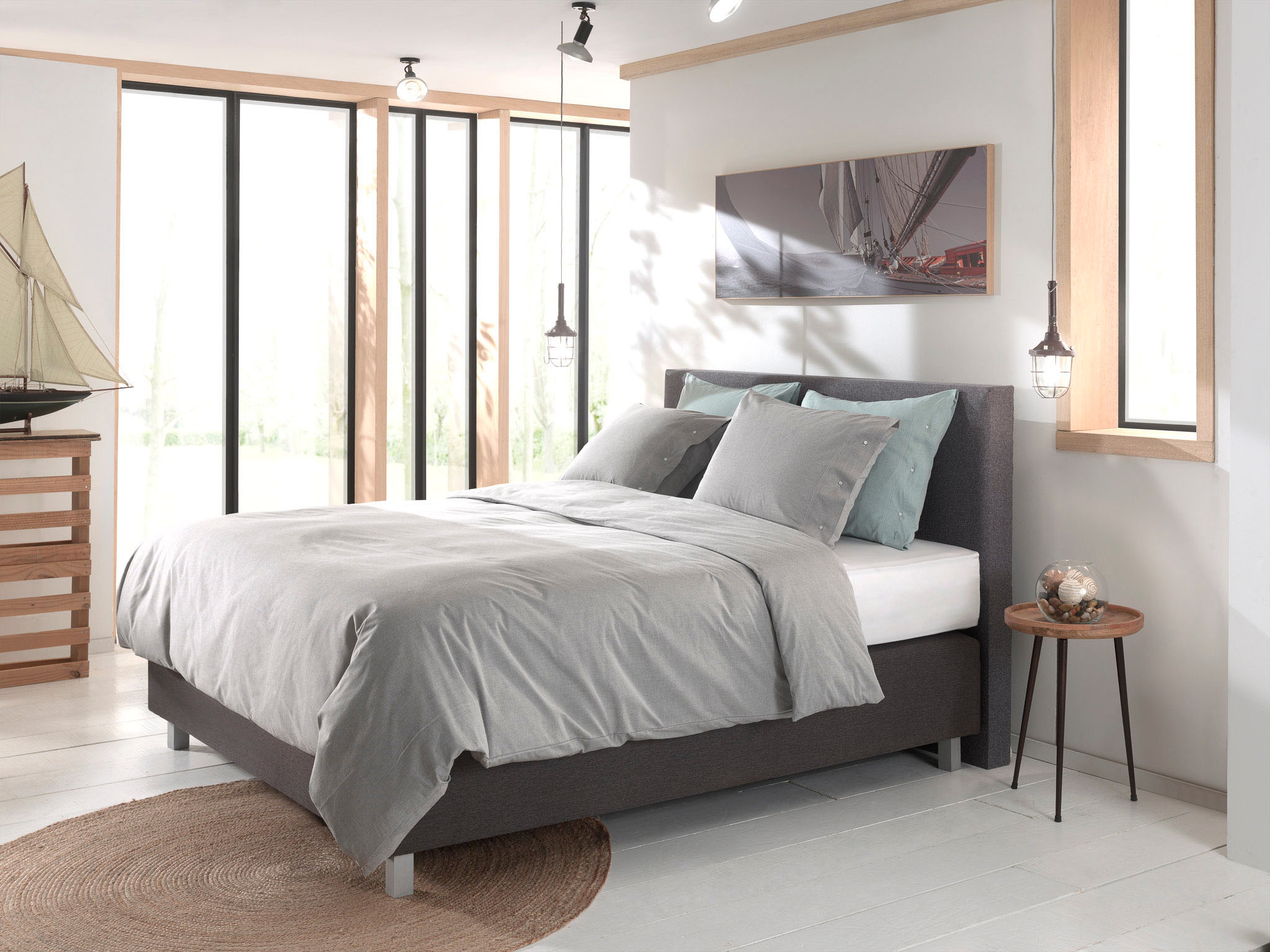 YELLOW Bettwäsche "Chambray" 2 tlg. Uni Design, 100% Baumwolle ab 135x200 c günstig online kaufen