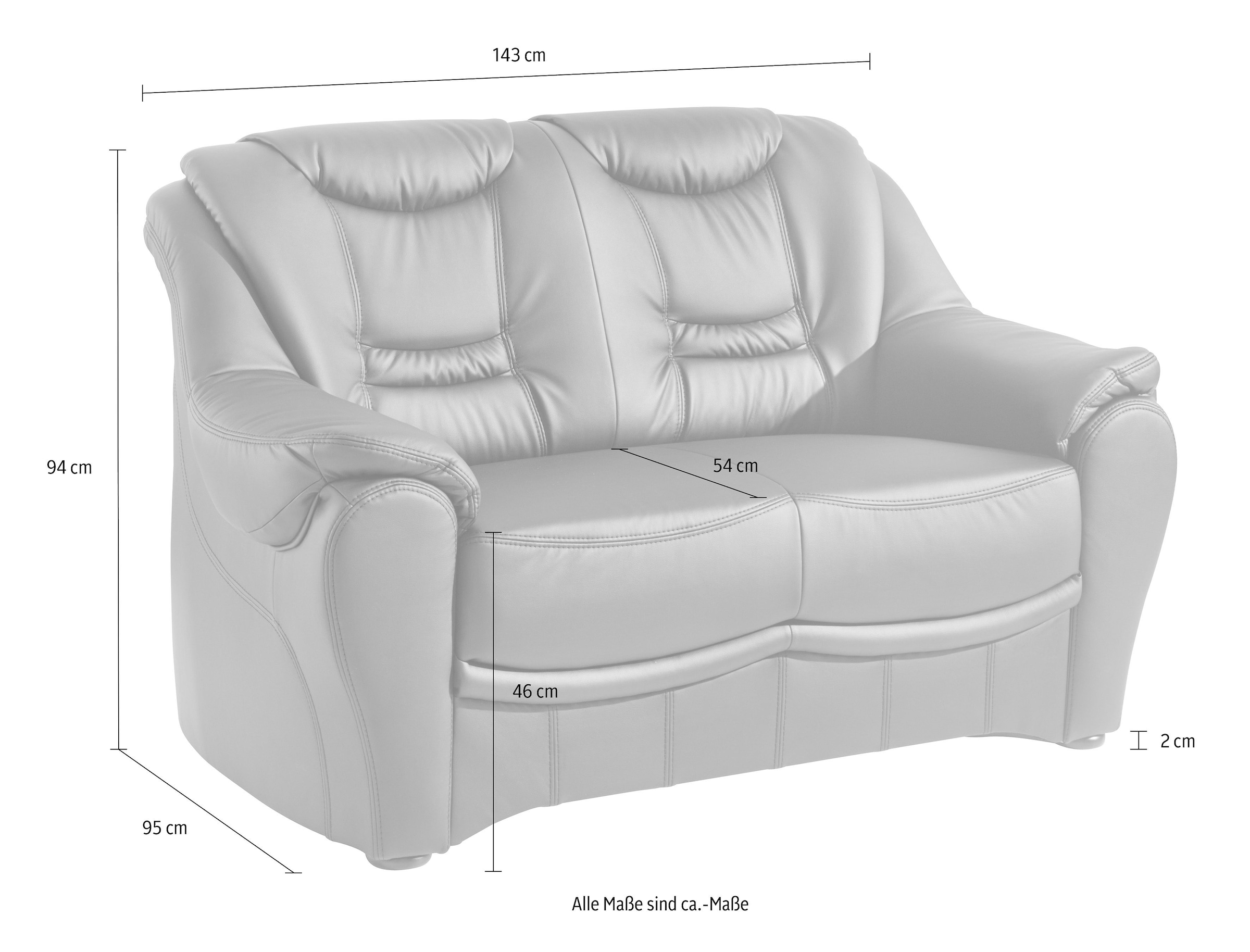 sit&more 2-Sitzer »Benson«
