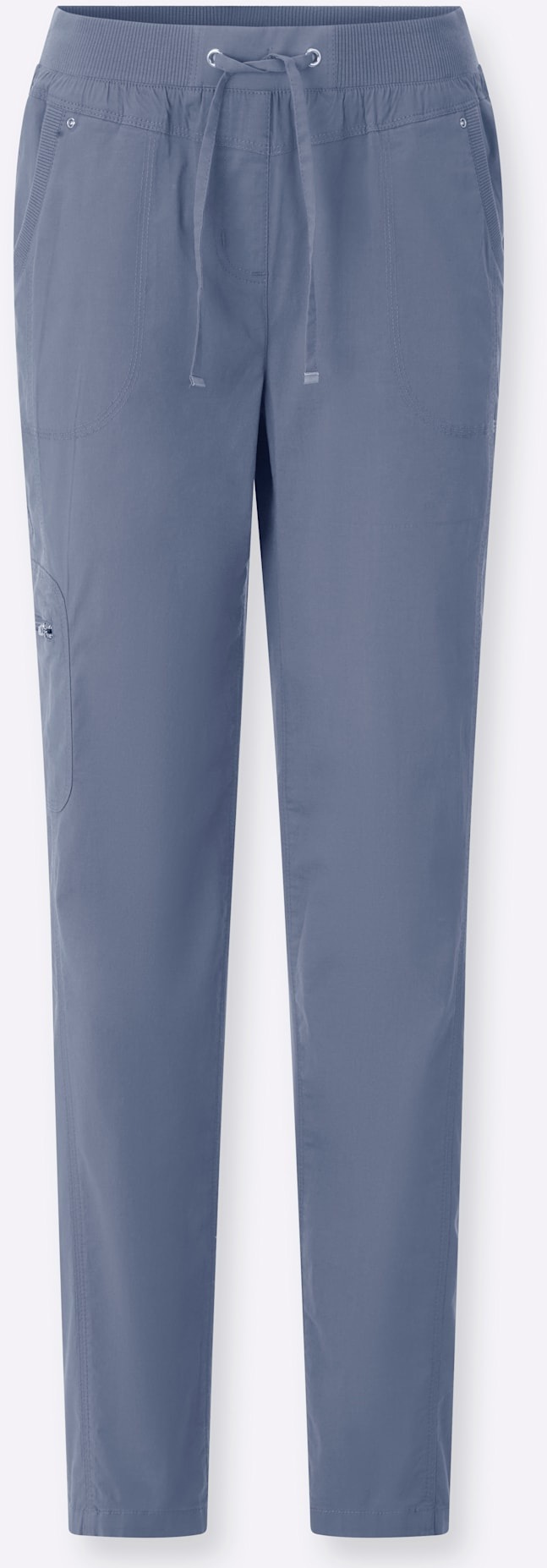 CASUAL LOOKS Women Pull-On Pants Solid Blue Size 21 3