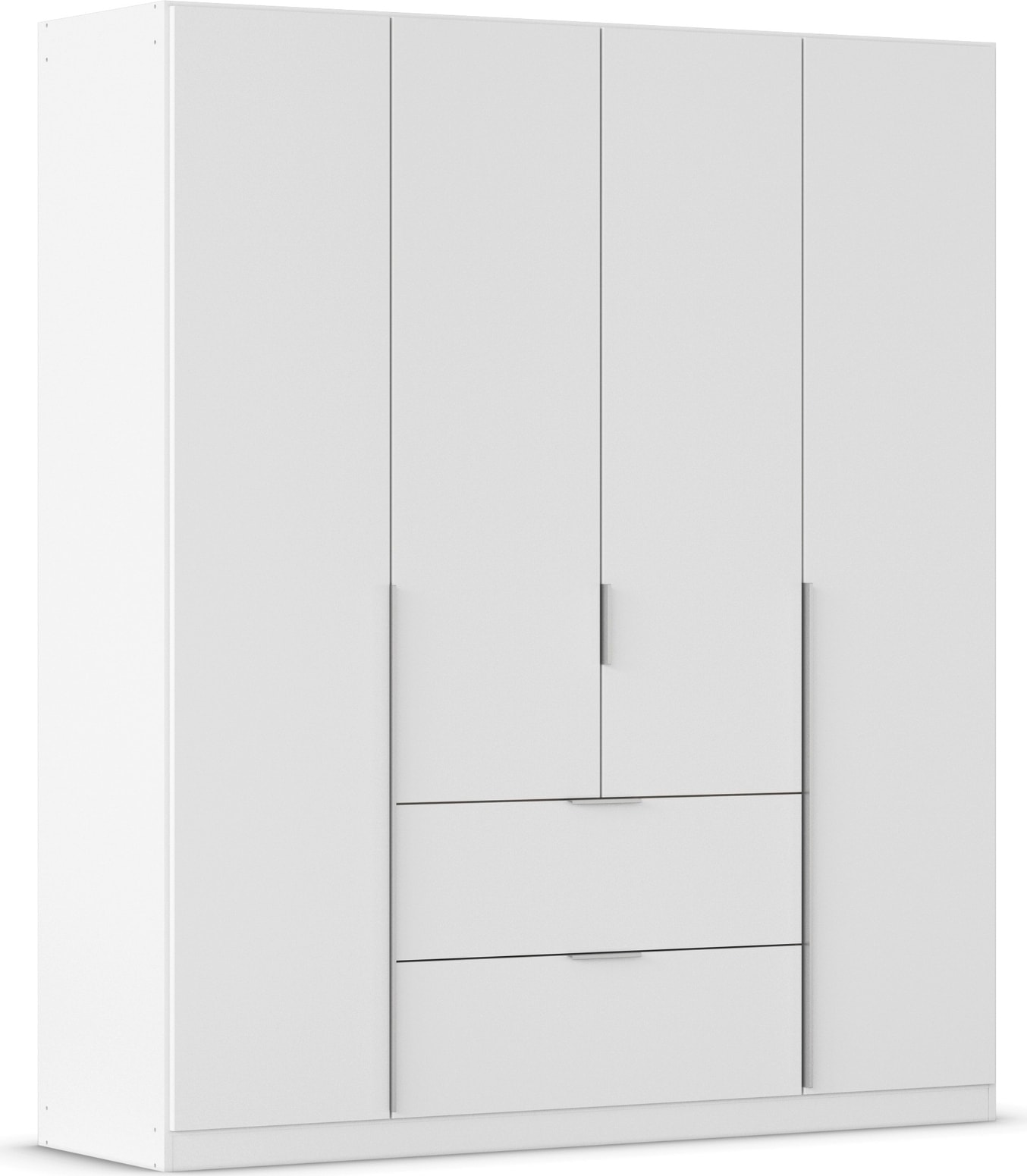 OTTO home Drehtürenschrank "Kleiderschrank Schrank Garderobe AGORDO mit Dekor- oder Hochglanzfront" in zwei Griff-Farben, Breite 181 cm, mit Außenschubkästen, Serie in 7 Breiten und 2 Höhen MADE IN GERMANY