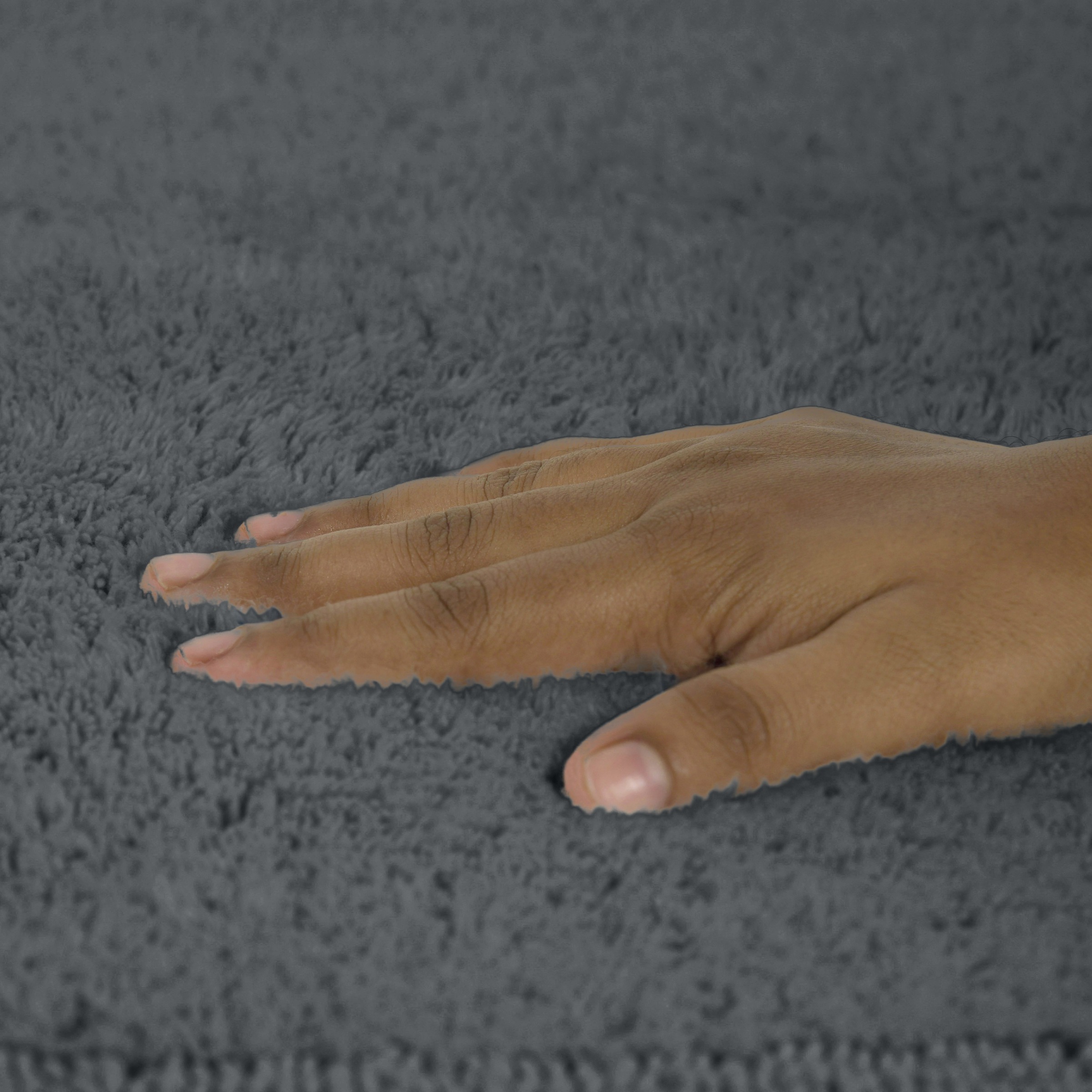 OTTO home Badematte »Kapra, Badvorleger, Badezimmer Teppich« Höhe 14 mm beidseitig nutzbar | fußbodenheizungsgeeignet | strapazierfähig mit Bordüre, Badteppich, Badematte, Baumwolle