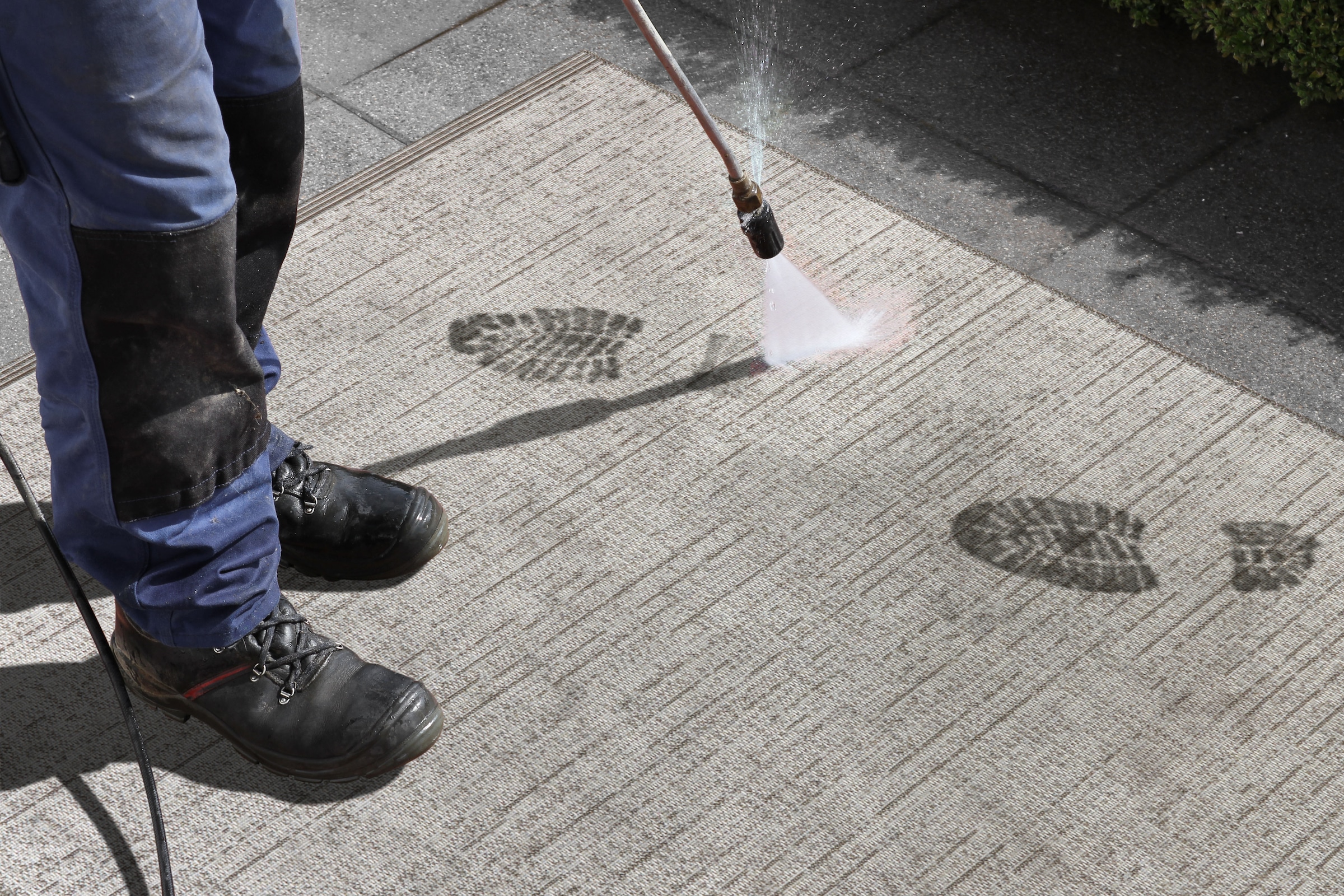 ELLE DECORATION Teppich »Lens«, rechteckig, 3 mm Höhe, In-und Outdoor geeignet, Strapazierfähig und pflegeleicht, Flachgewebe