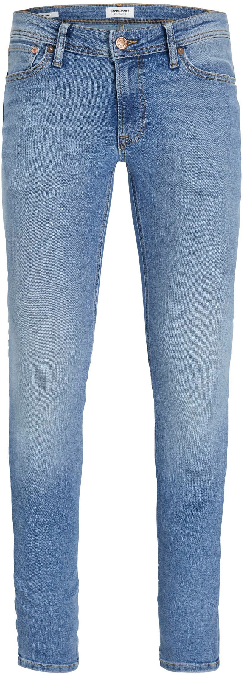 Jack & Jones Skinny-fit-Jeans "JJILIAM Skinny Jeans mit Used-Waschung für s günstig online kaufen