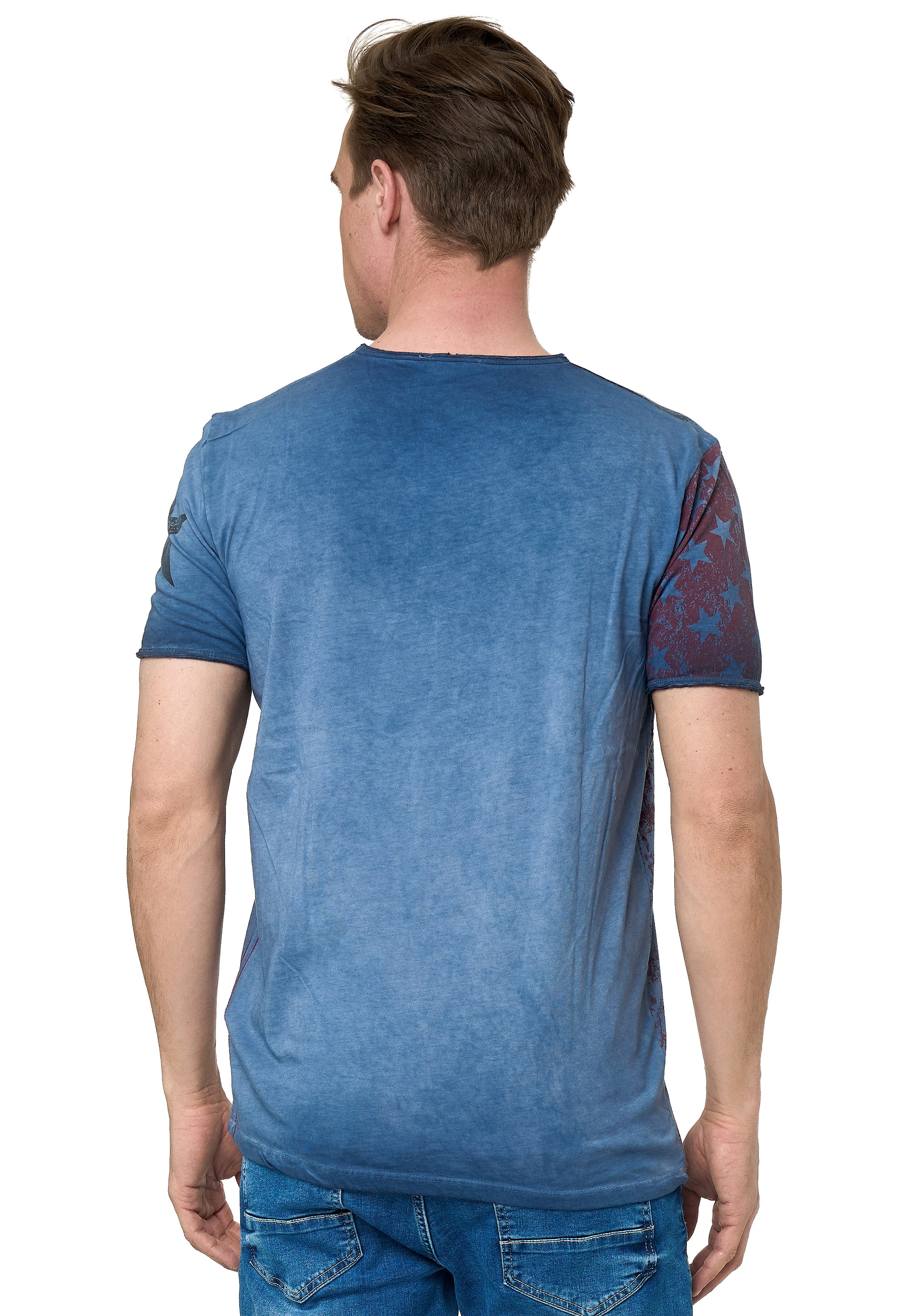 Rusty Neal T-Shirt, mit V-Neck