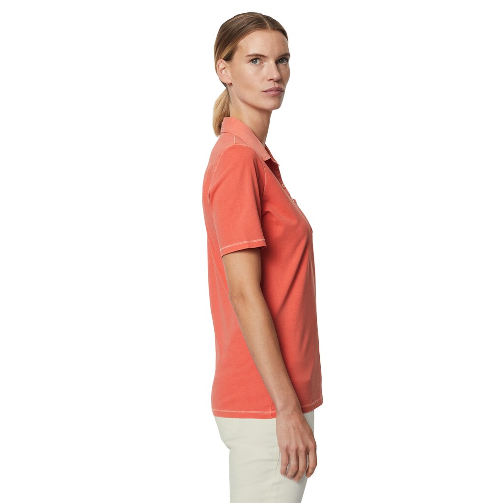 Marc O'Polo Poloshirt »mit Material-Mix-Details«