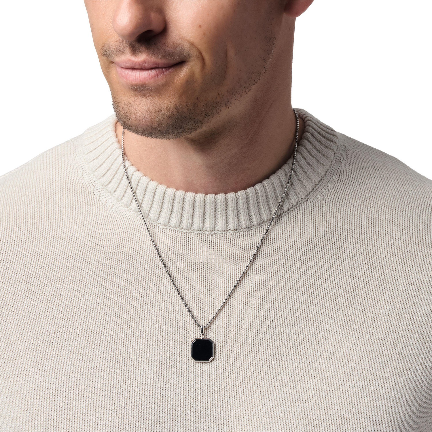TOM TAILOR Kette mit Anhänger mit Achat