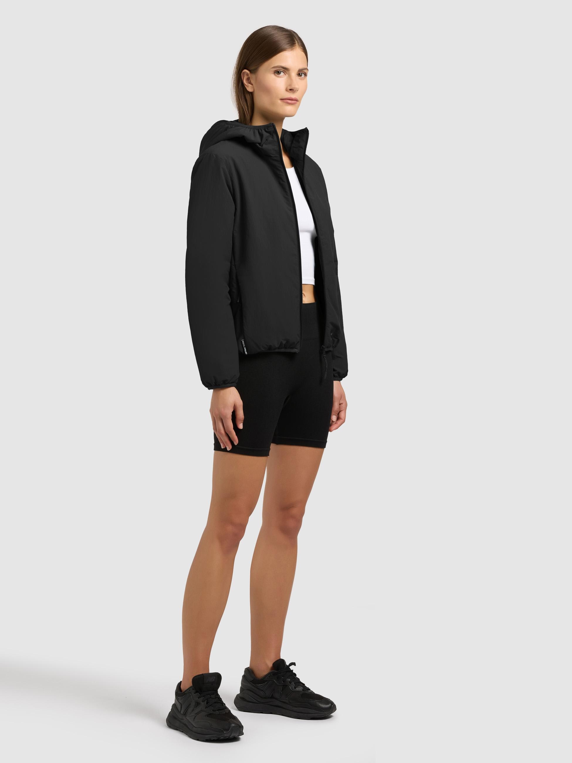 khujo Outdoorjacke »Shelly2« 2 Stk. tlg. mit Kapuze packbare Damen Übergangsjacke mit Tasche