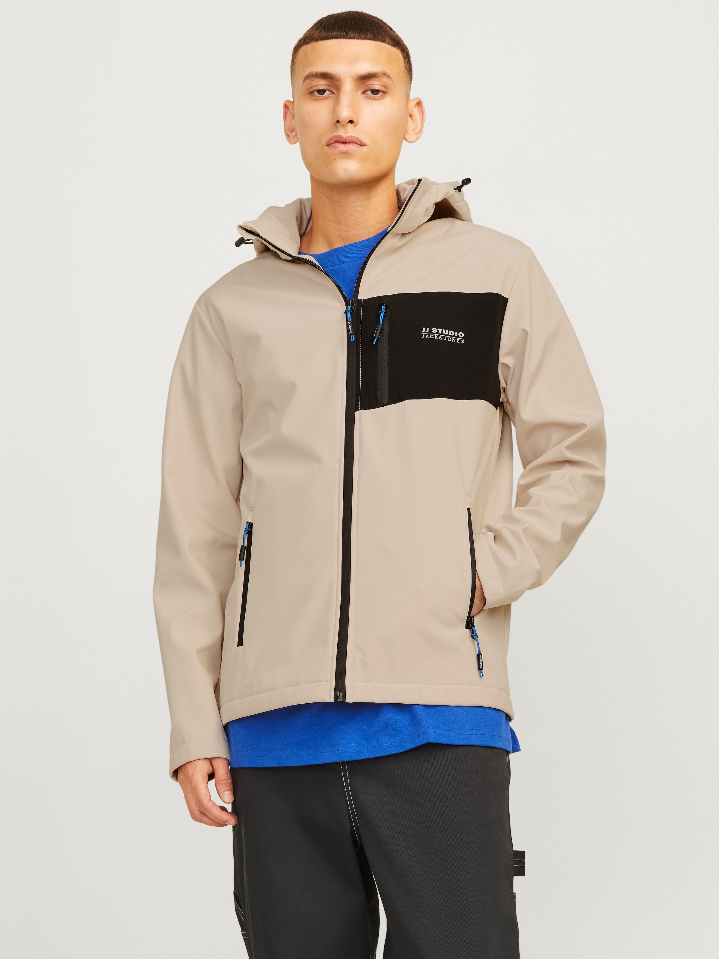 Jack & Jones Softshelljacke "JJTAYLOR SOFTSHELL JACKET", mit Kapuze