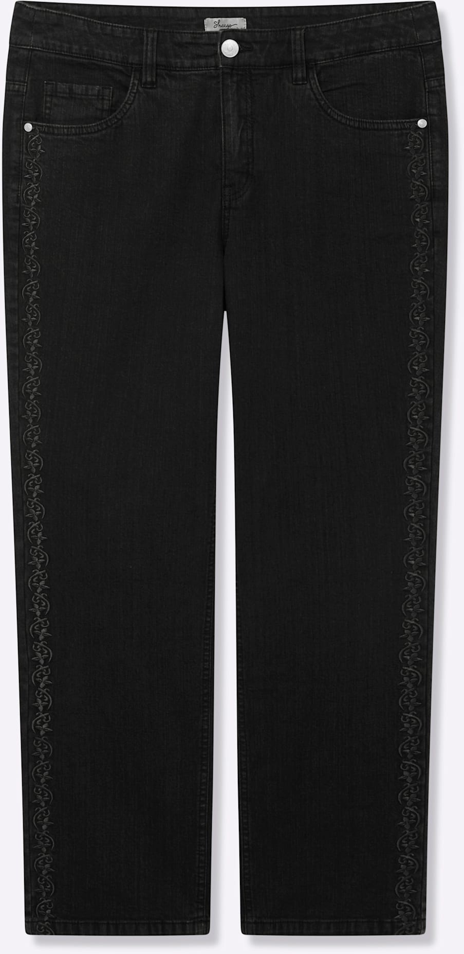 Sheego Anne Jeans Femme Noir Taille 56 2