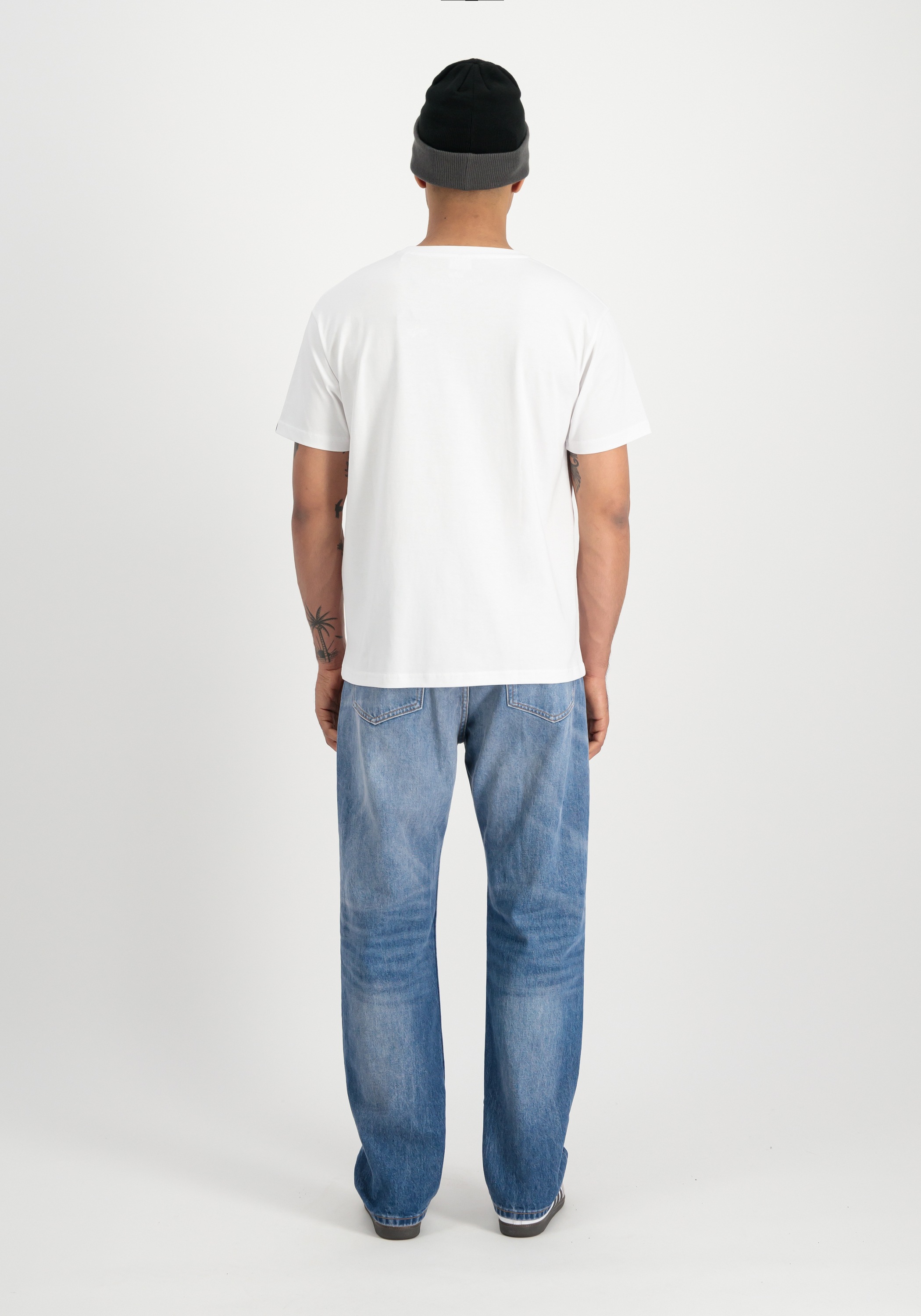 Alpha Industries Basic Tpu Small Logo T-Shirt White / Chrome M 3