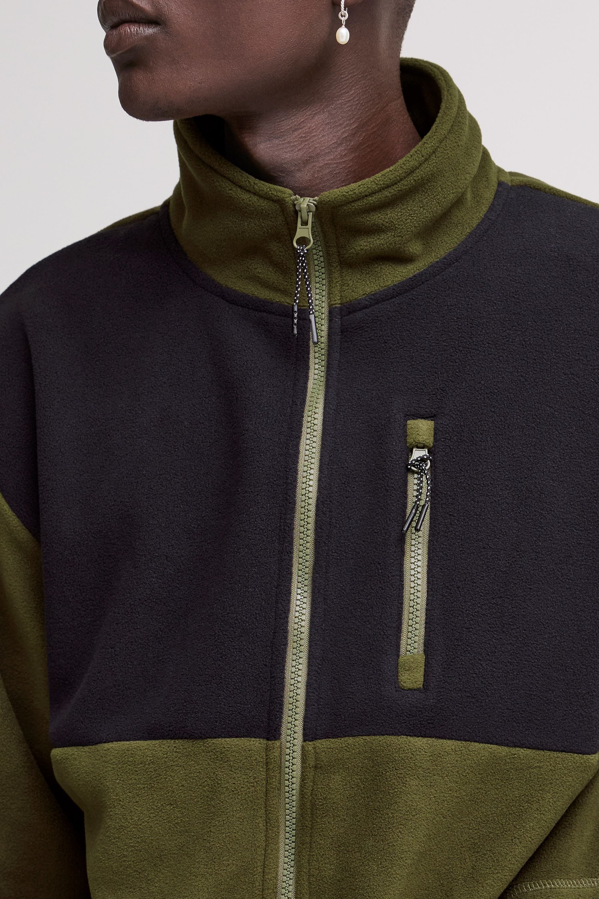 Blend Fellimitatjacke »Fellimitatjacke BHBROOKS Sweatshirt zipp thru«, ohne Kapuze