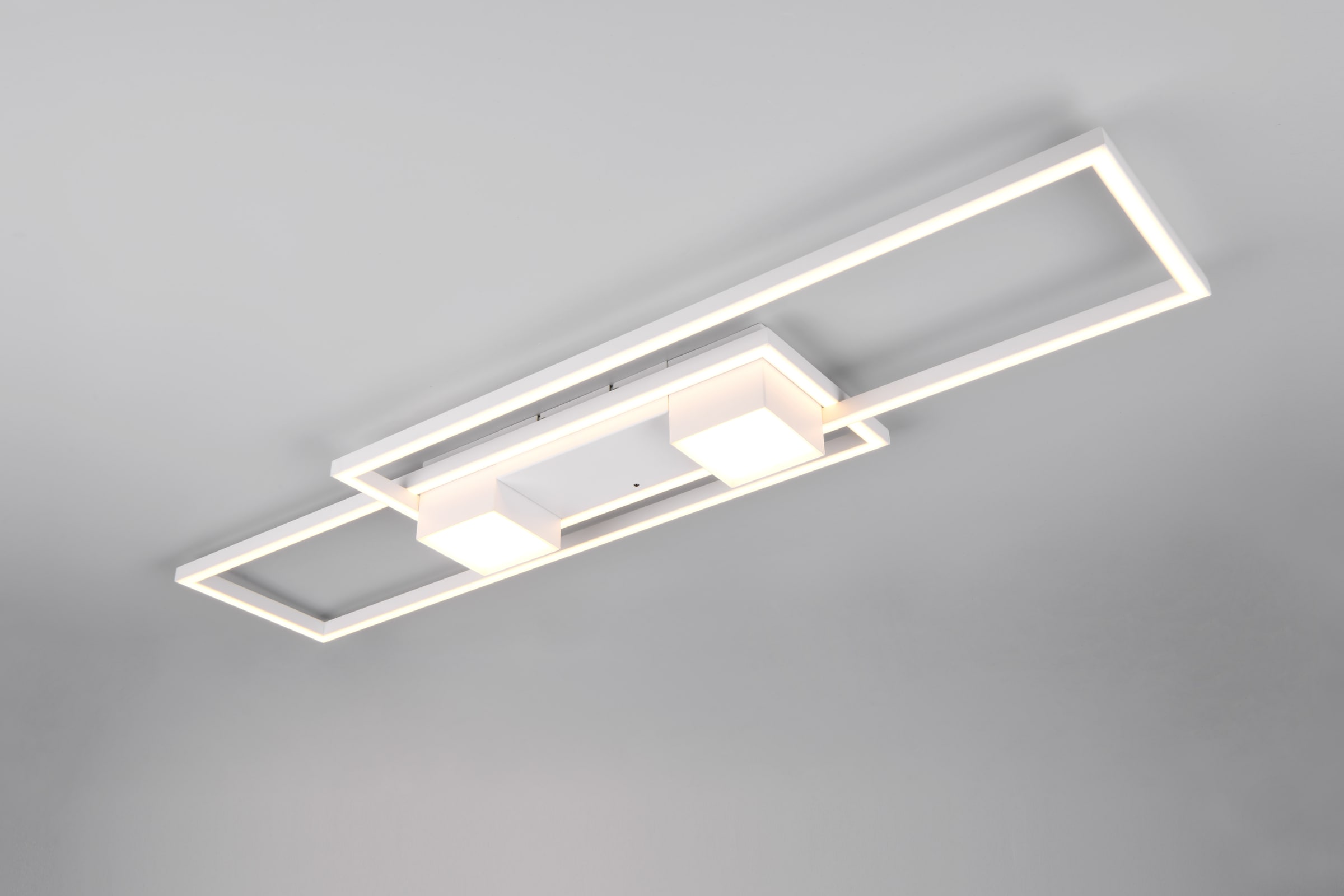 TRIO Leuchten LED Deckenleuchte »ALBANY LED Deckenlampe 37W 4300 Lumen warmweiß bis kaltweiß 2700-6500K«, 1 flammig, Leuchtmittel LED-Board | LED fest integriert, Fernbedienung, Lichtfarbe einstellbar, Memory, Nachtlicht, dimmbar