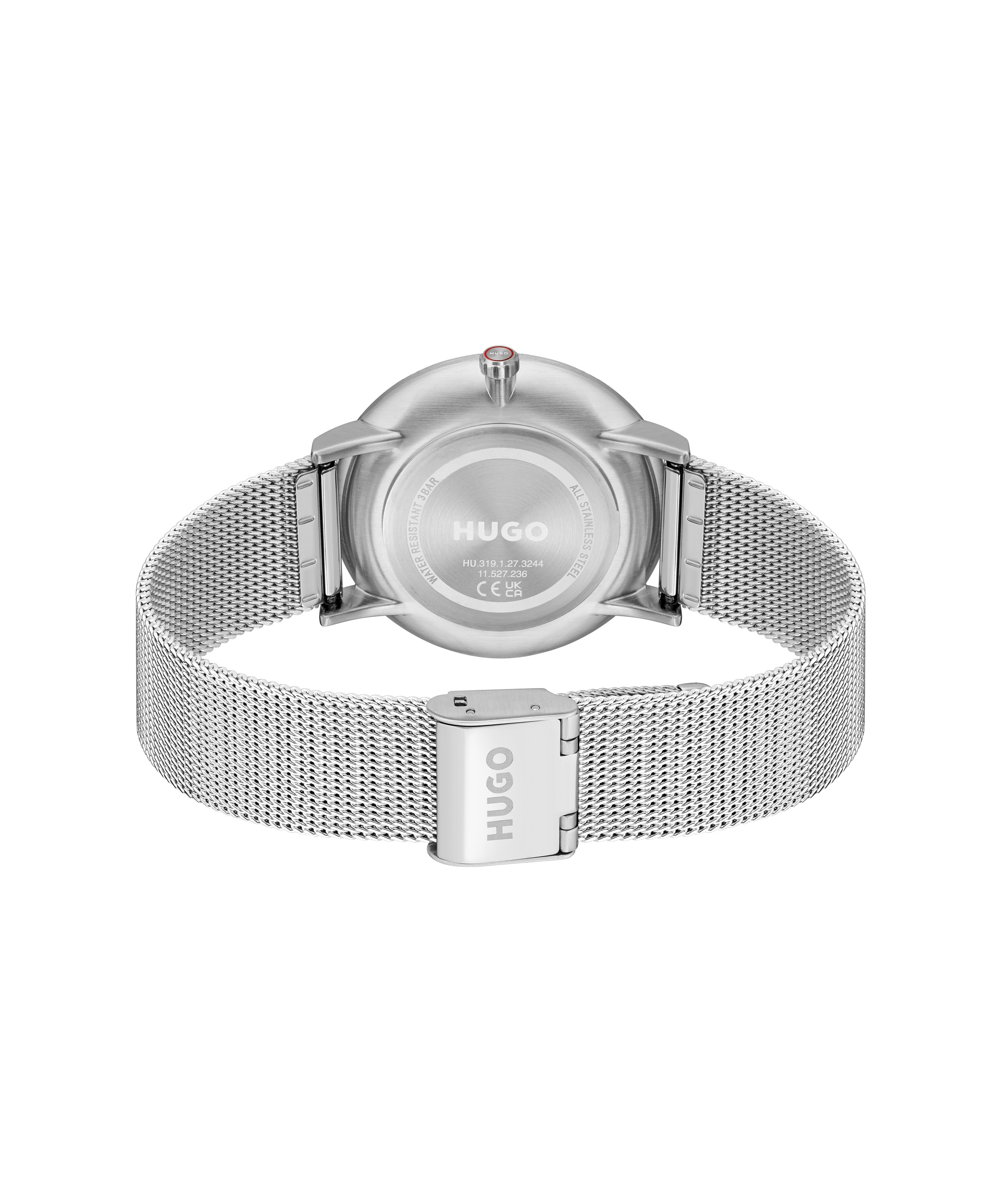 HUGO Quarzuhr »#STYLE« Armbanduhr, Damenuhr, Herrenuhr, Edelstahlarmband, analog