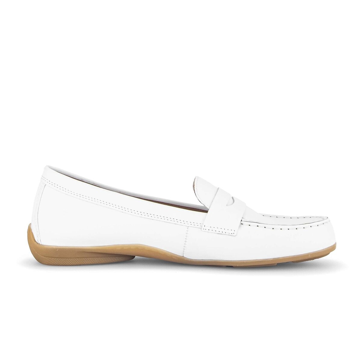 Mokassin GABOR "Mokassin", Damen, Gr. 41, weiß, Schuhe Mokassin 2