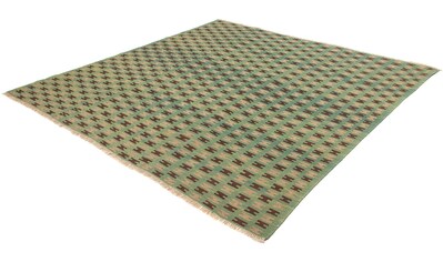 morgenland Wollteppich »Kelim - Oriental quadratisch - 203 x 200 cm - dunkelgrün«,... kaufen