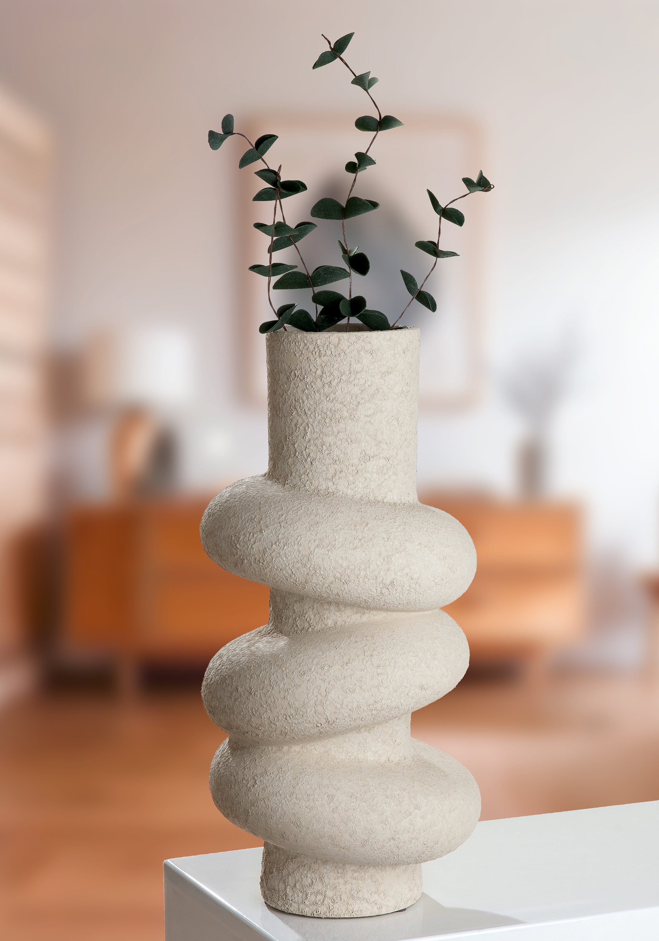 homsy by Ana Johnson Tischvase "Floriva, 40x18,5cm, strukturierte, matte Ob günstig online kaufen