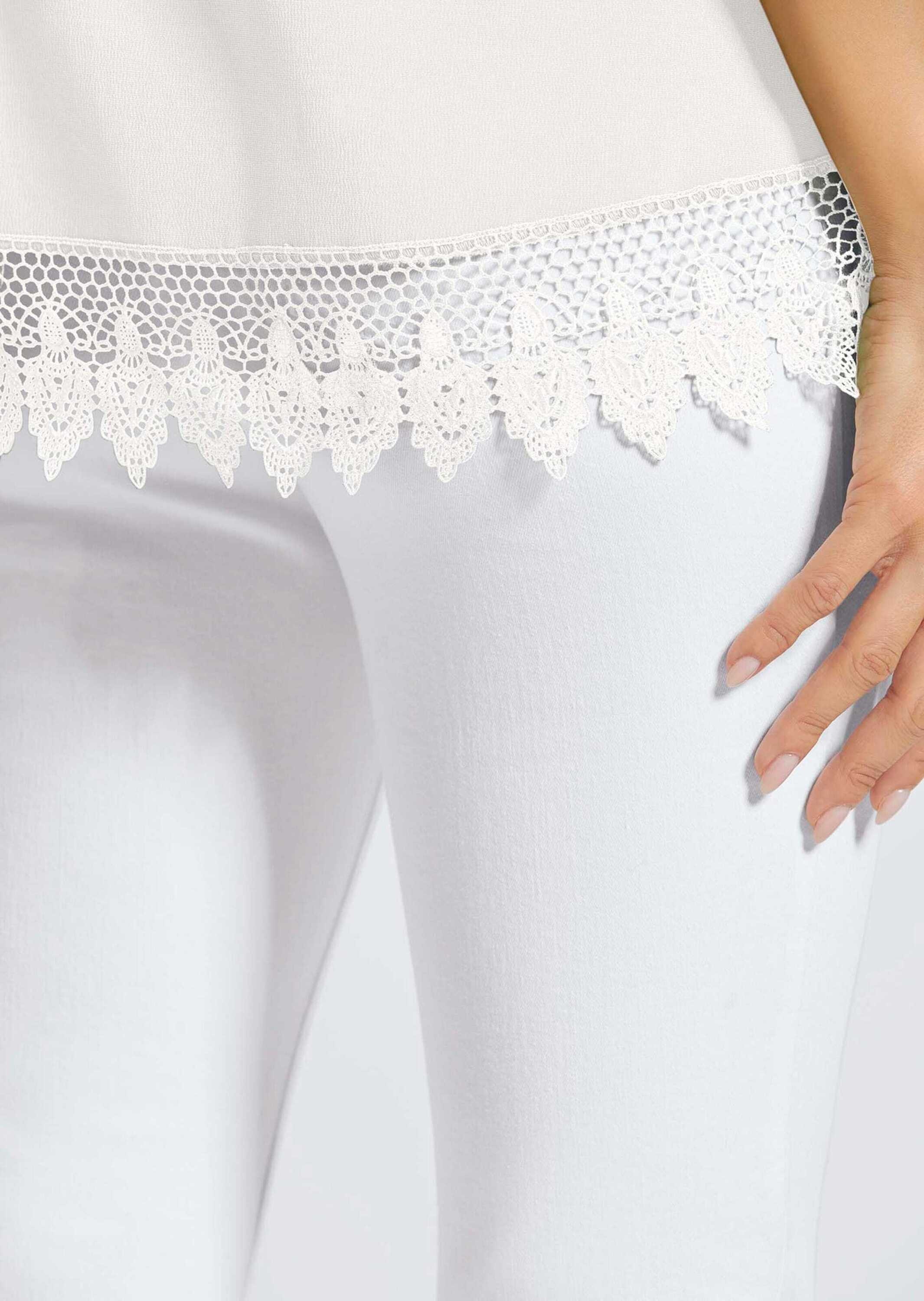 MADELEINE Blusentop »Blusentop Top mit Spitze«