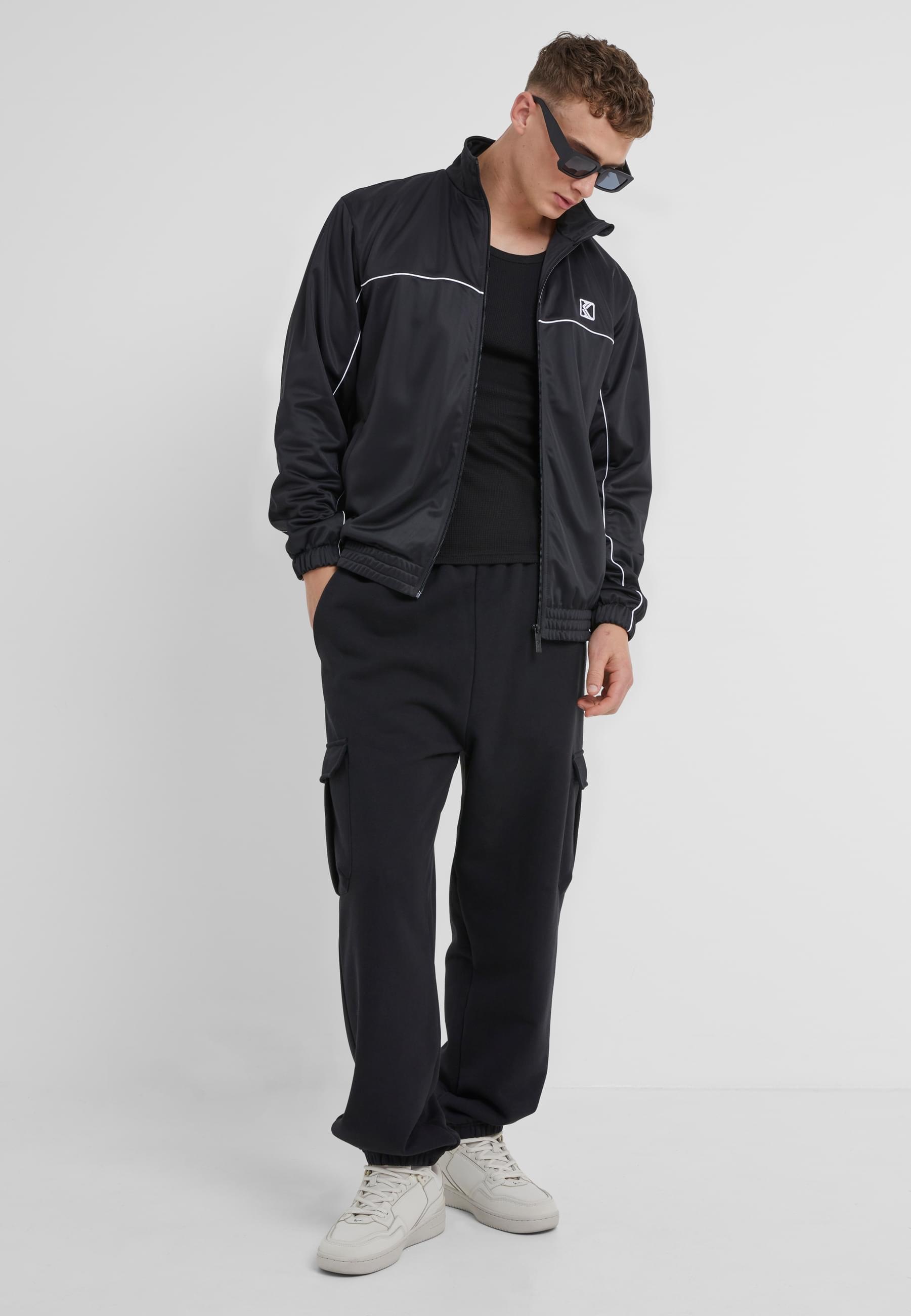Karl Kani Collegejacke »Karl Kani Karl Kani Og Trackjacket«, (1 St.), ohne Kapuze
