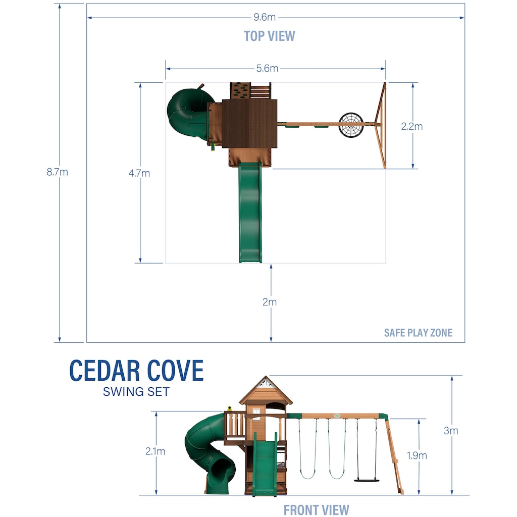 Backyard Discovery Spielturm »Cedar Cove«