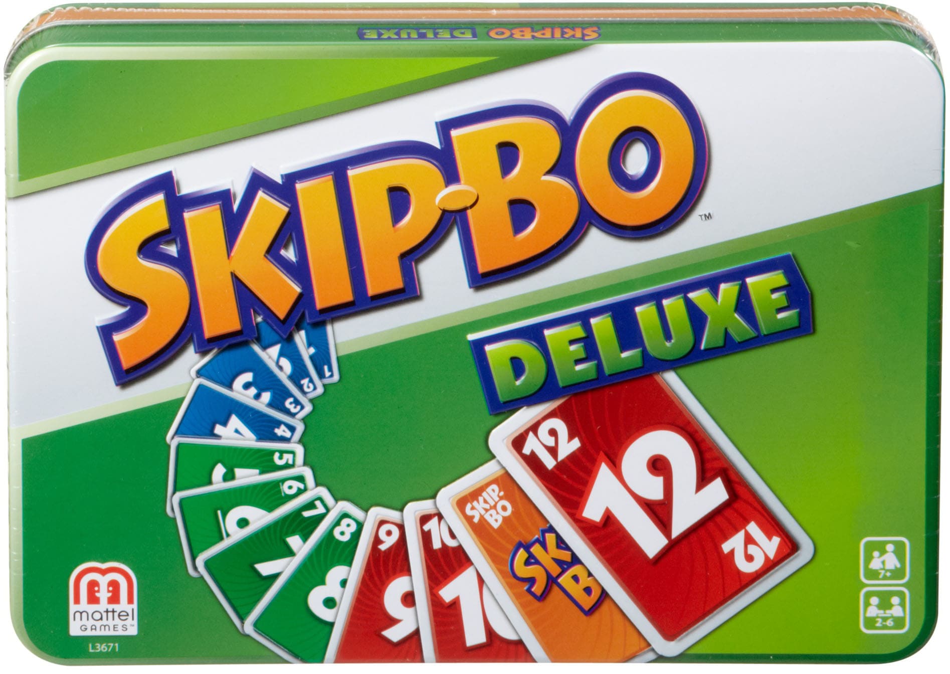 Mattel games Spiel »Skip-Bo Deluxe Metallbox«