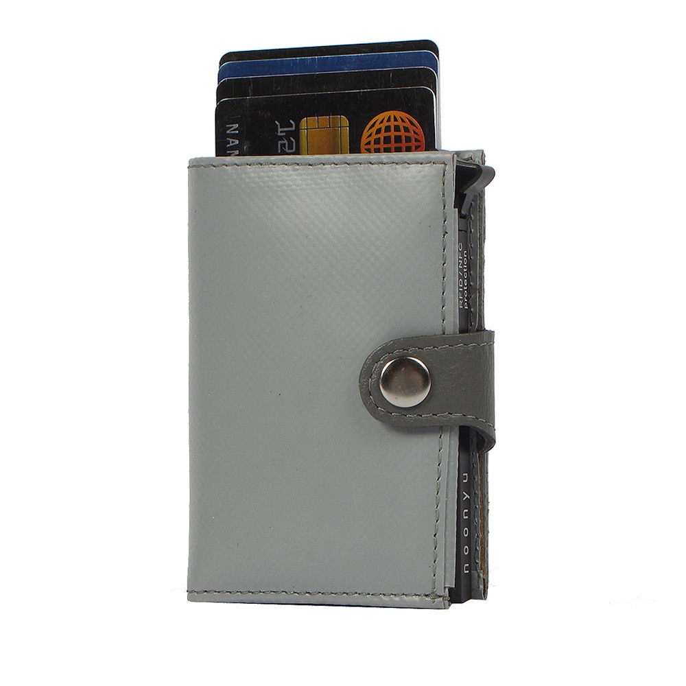 7clouds Mini Geldbörse »noonyu single tarpaulin«, Kreditkartenbörse aus Upcycling Tarpaulin