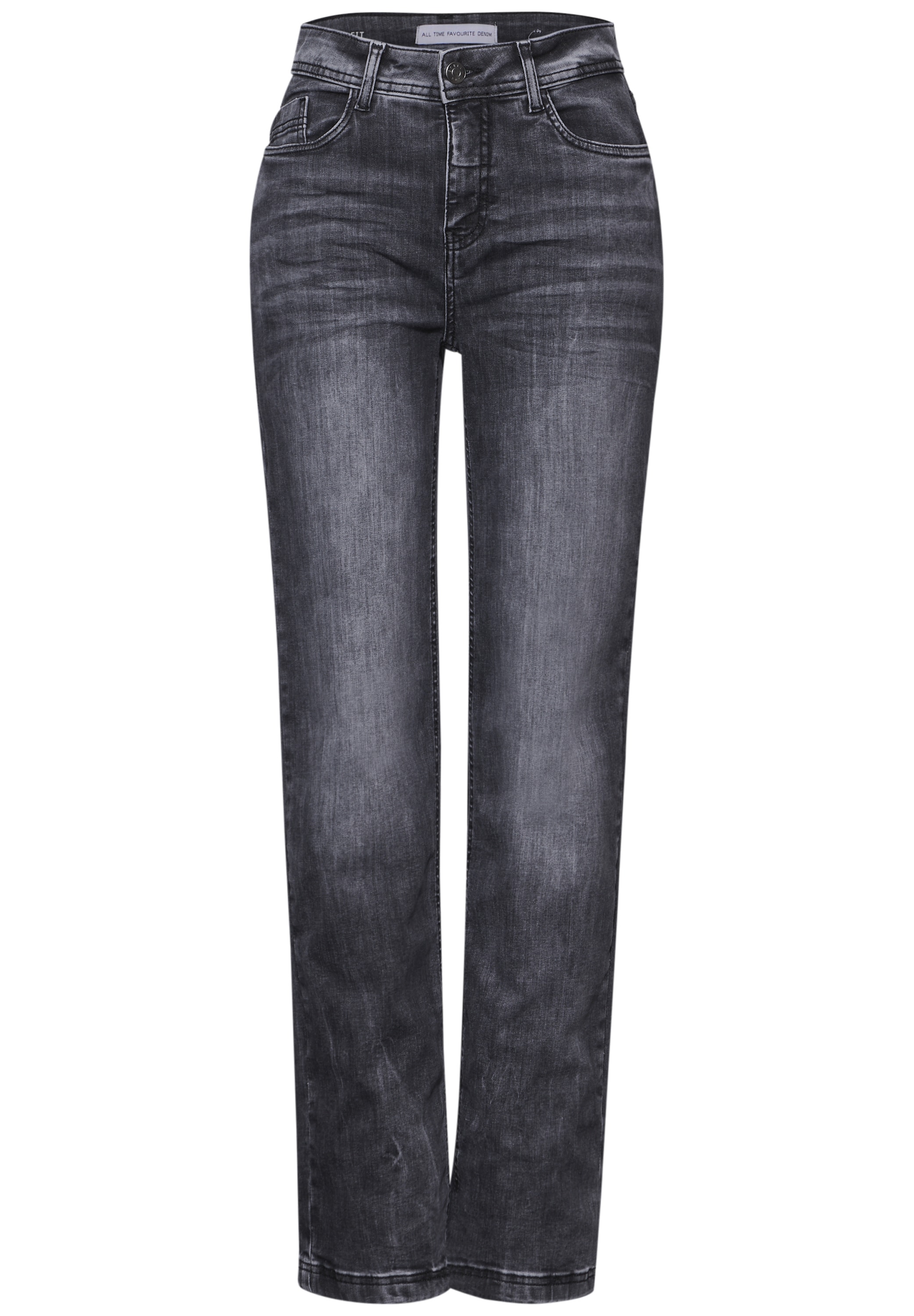 STREET ONE Comfort-fit-Jeans, High Waist