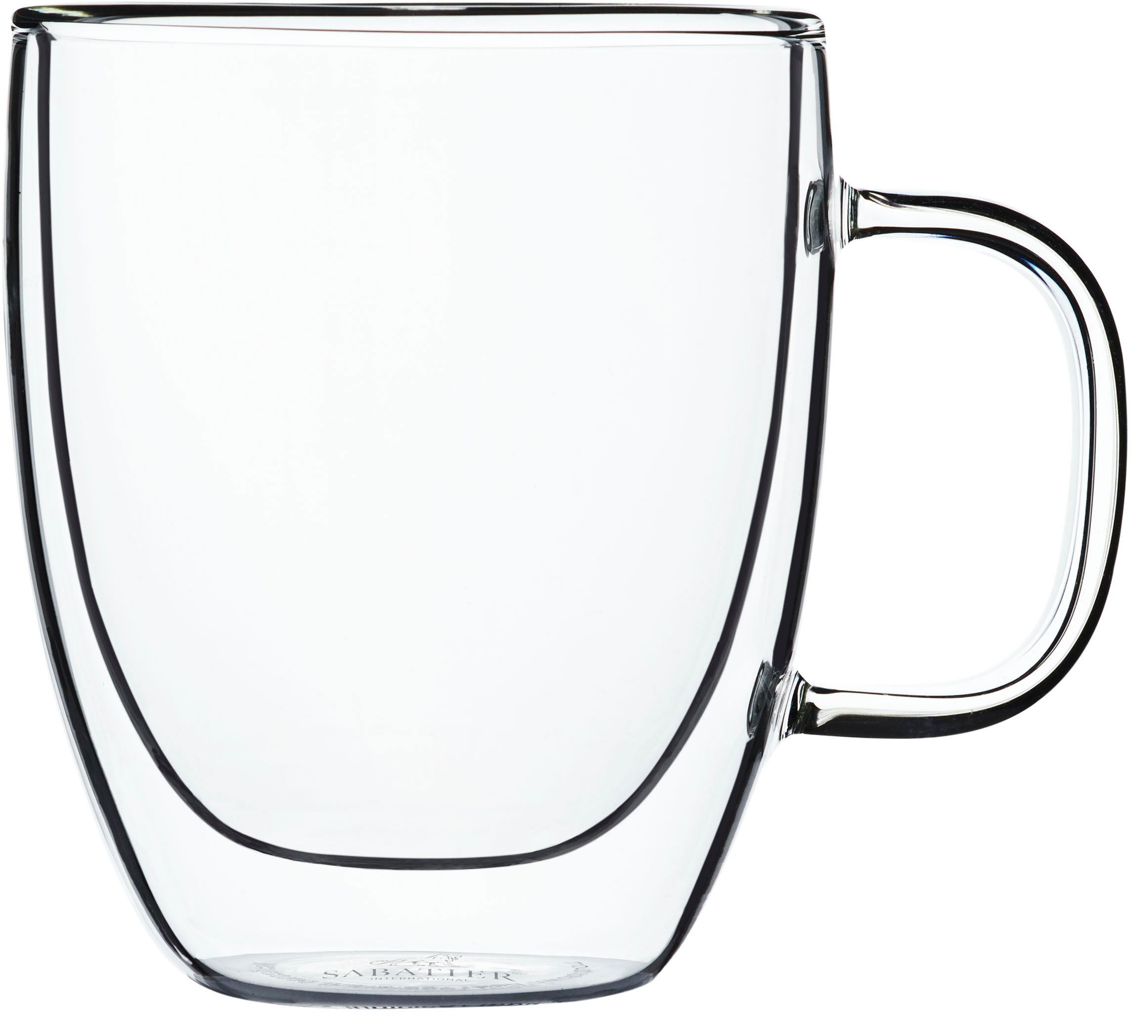SABATIER International Thermoglas, (Set, 2 tlg., 2 x Thermo-Glas), 300 ml,  Borosilikat-Glas, mundgeblasen, 2-teilig | BAUR | Tortenplatten