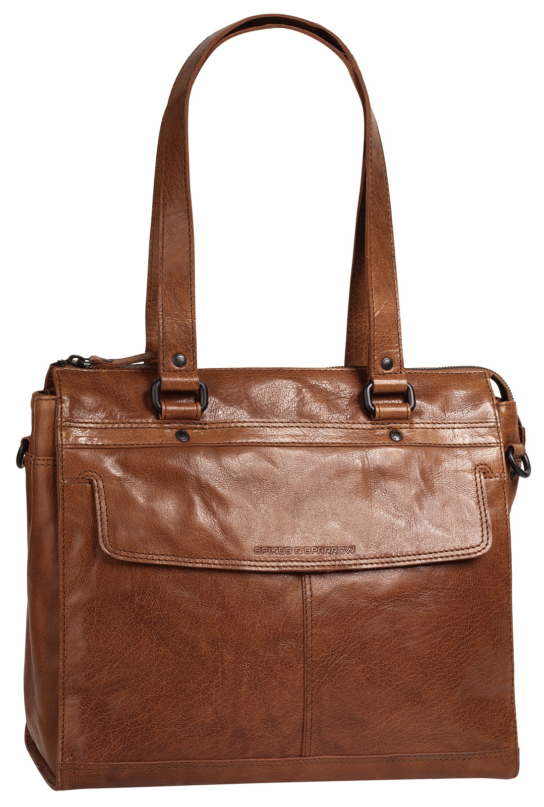 Spikes & Sparrow Shopper, echt Leder