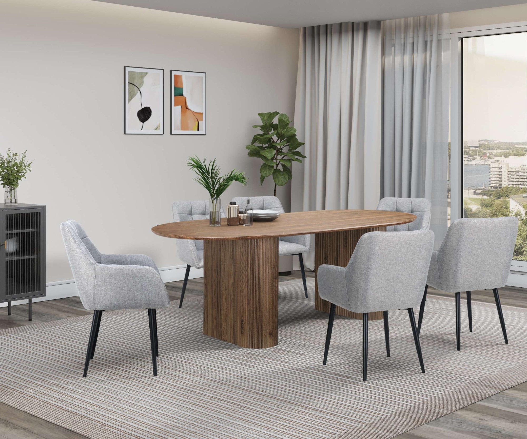 OTTO home Esszimmerstuhl "Bostony" () 2 Stk. gepolsterte Rückenlehne, Armle günstig online kaufen