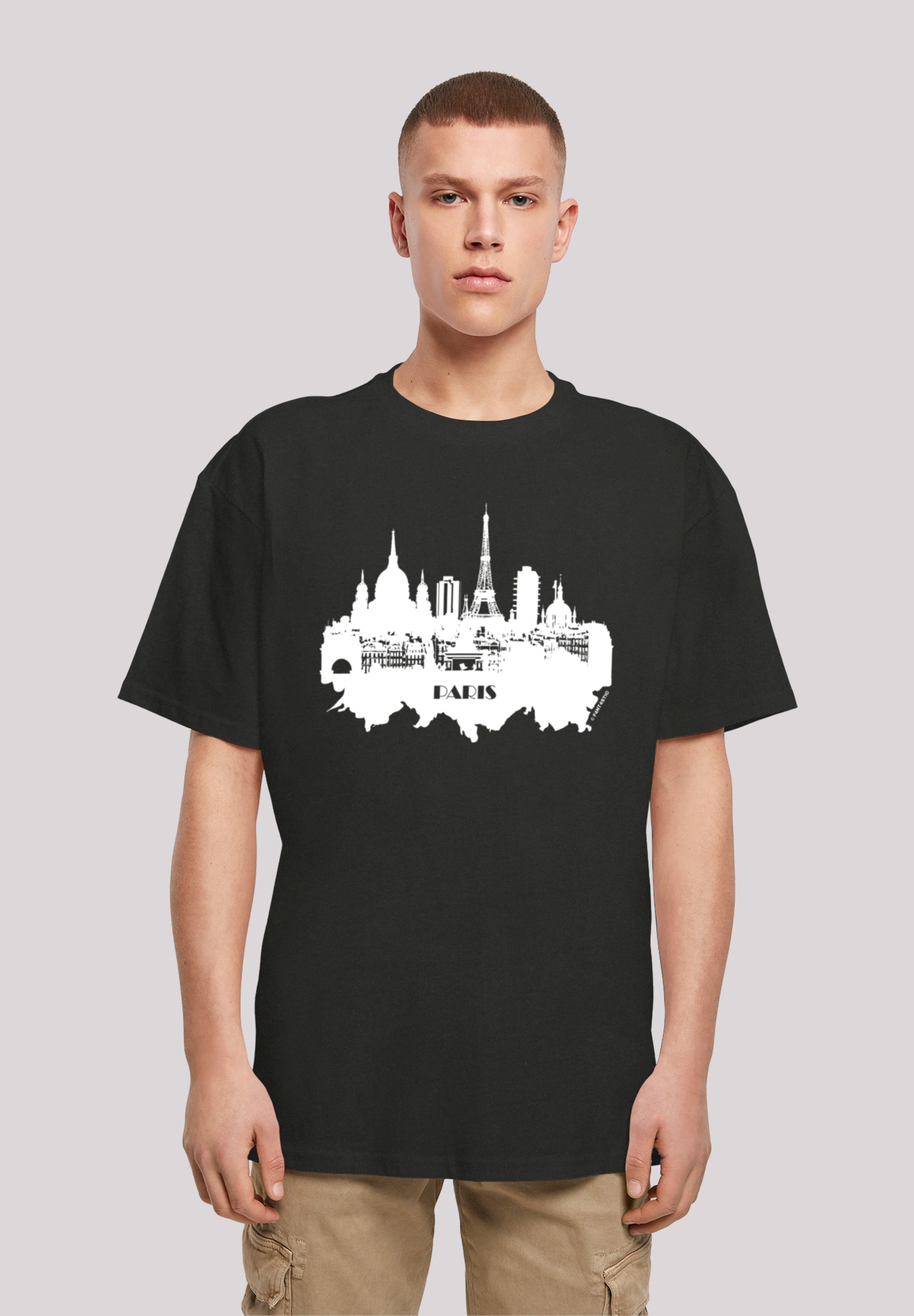 F4NT4STIC "PARIS SKYLINE OVERSIZE TEE" Print günstig online kaufen