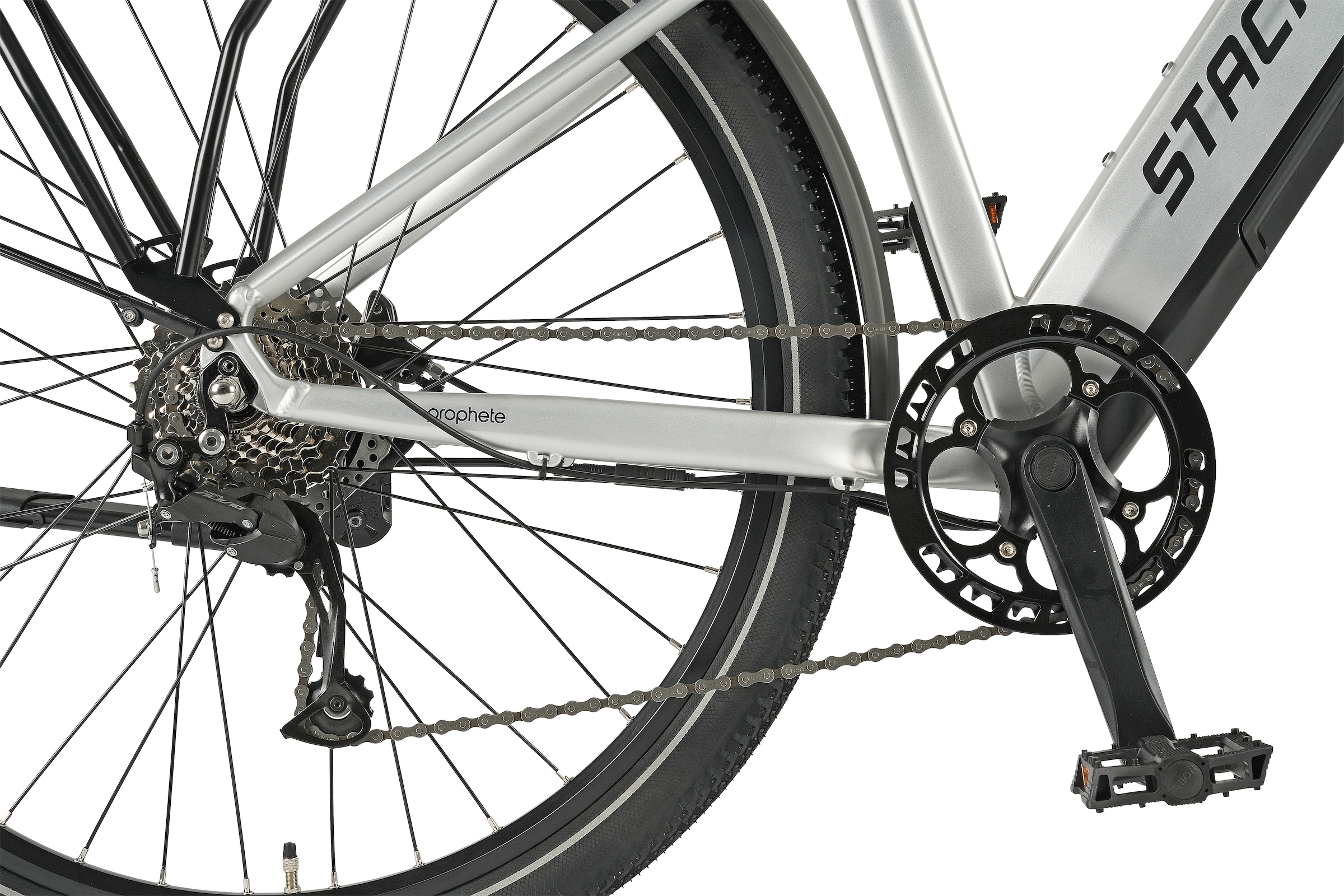 Prophete »Stack 1.8« 9 Gang Shimano Alivio Schaltwerk Kettenschaltung Heckmotor 250 W