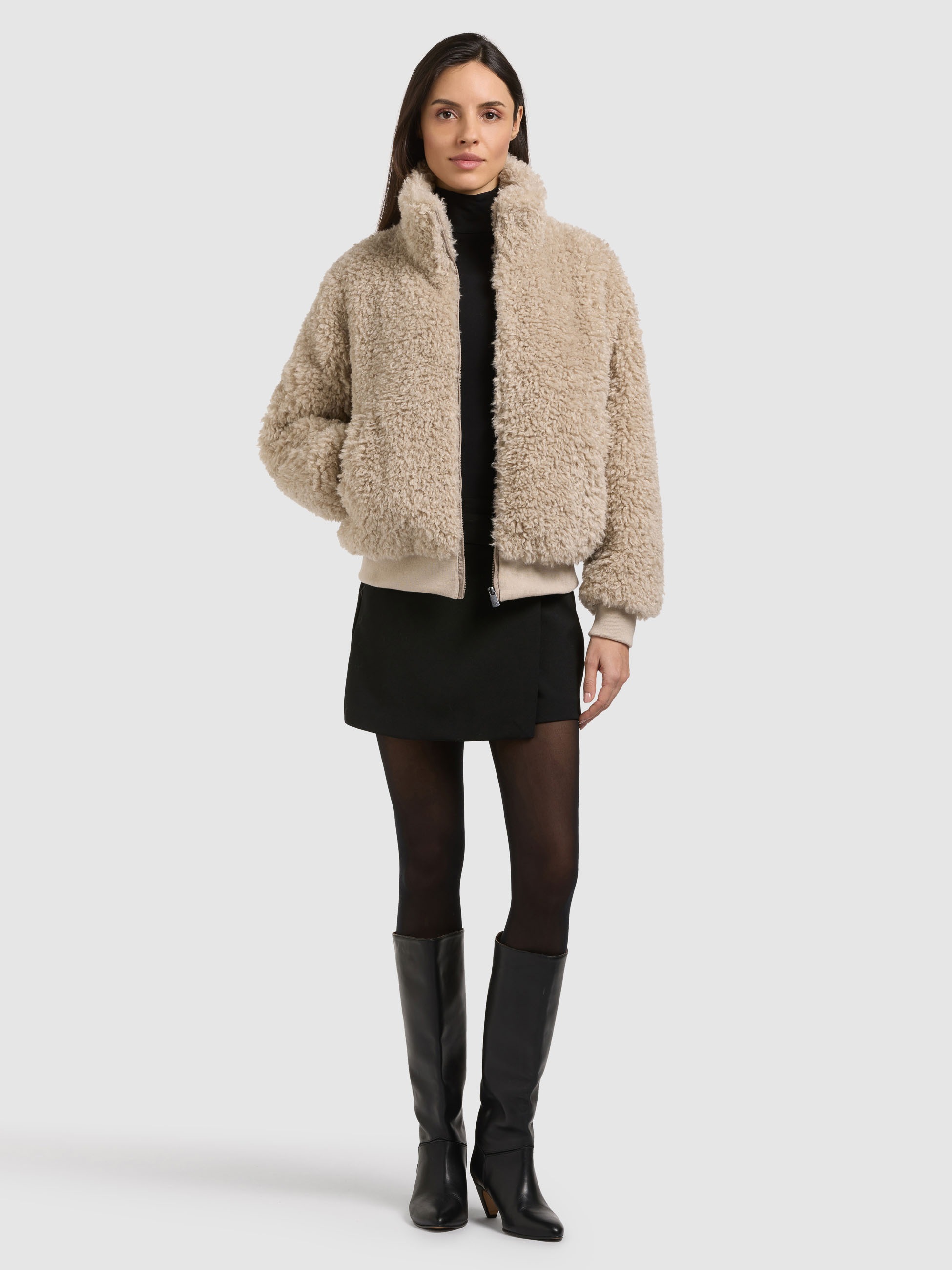 khujo Winterjacke »BLESSING« ohne Kapuze