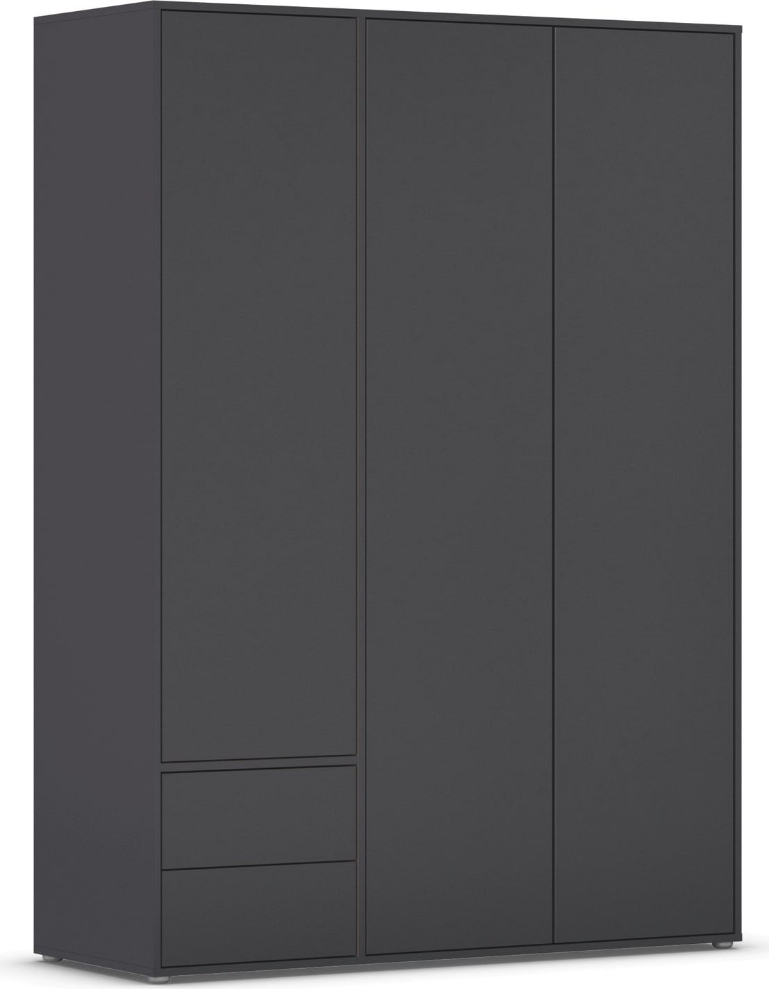 rauch "Kleiderschrank Schrank Garderobe Wäscheschrank NABILA viel Stauraum" in 3 verschiedenen Ausstattungen BASIC/CLASSIC/PREMIUM, mit 2 Schubladen und Push-to-Open Funktion TOPSELLER MADE IN GERMANY