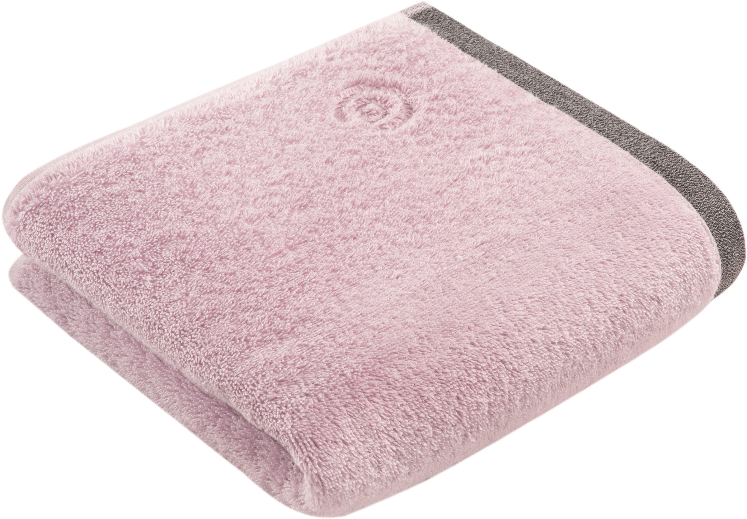 bugatti Handtuch "Prato" Uni Farben, mit melierter Optik im Saum günstig online kaufen