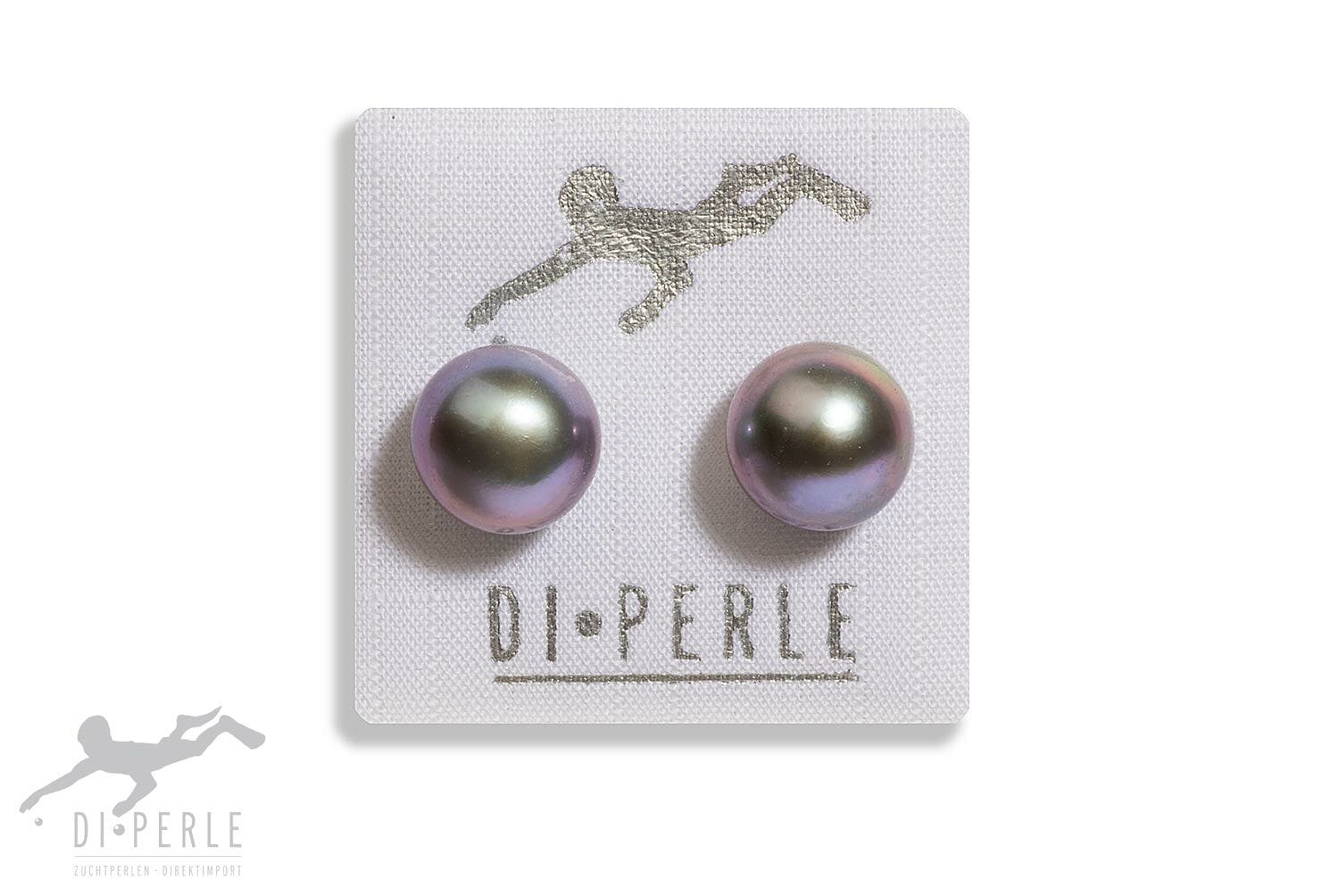 DI PERLE Paar auskarai »Damen Perlenschmuck 585...