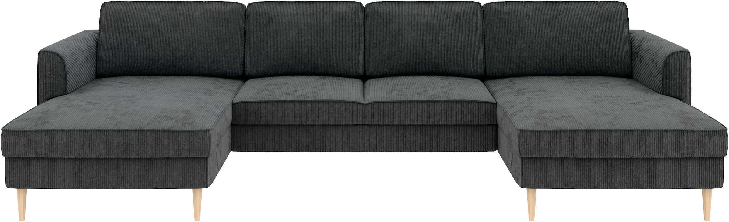 Home affaire Wohnlandschaft "Booster, whlw. mit Schlaffunktion & Bettkasten günstig online kaufen