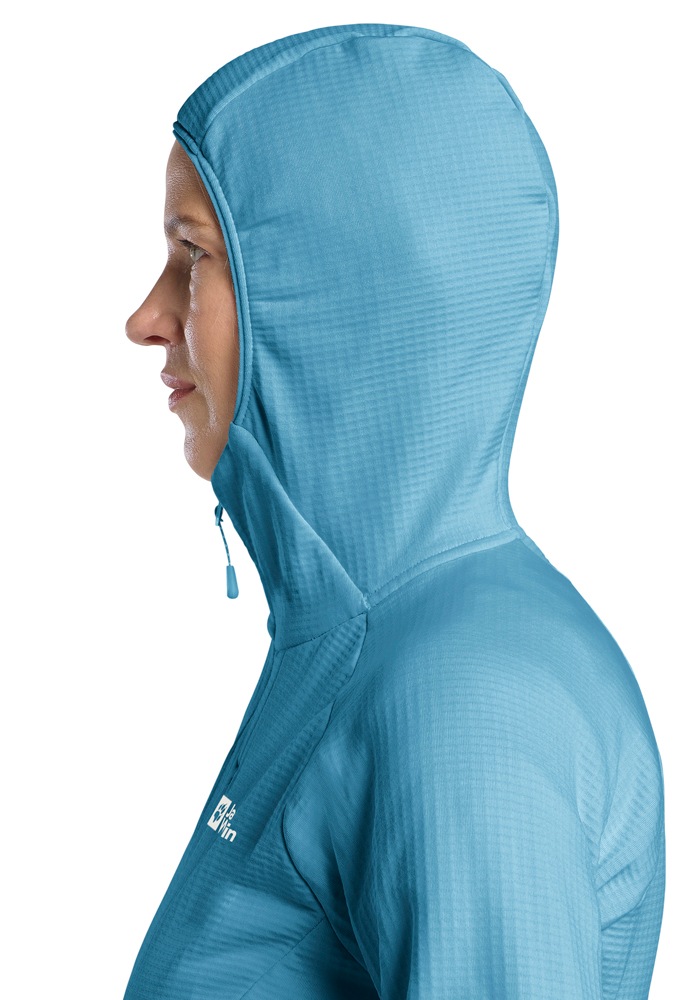 Jack Wolfskin Fleecejacke »KOLBENBERG HOODED FZ W«, mit Kapuze
