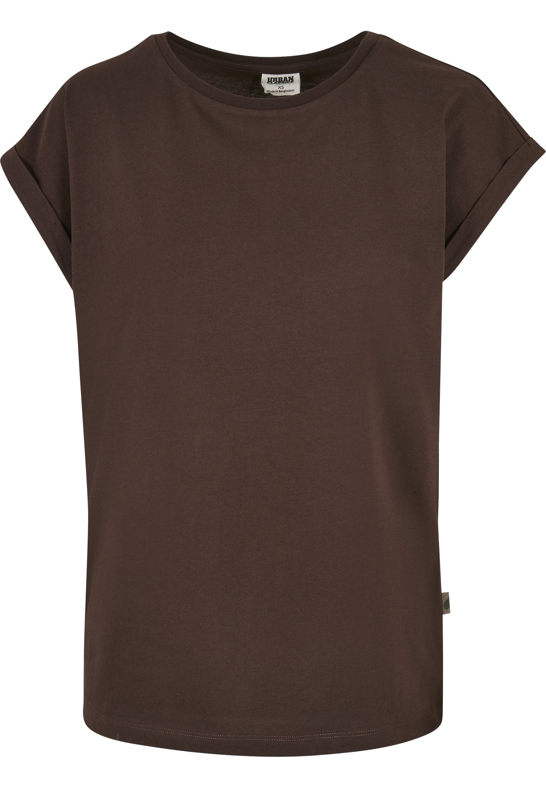 URBAN CLASSICS Kurzarmshirt »Urban Classics Damen Ladies Organic Extended Shoulder Tee« 1 Stk.