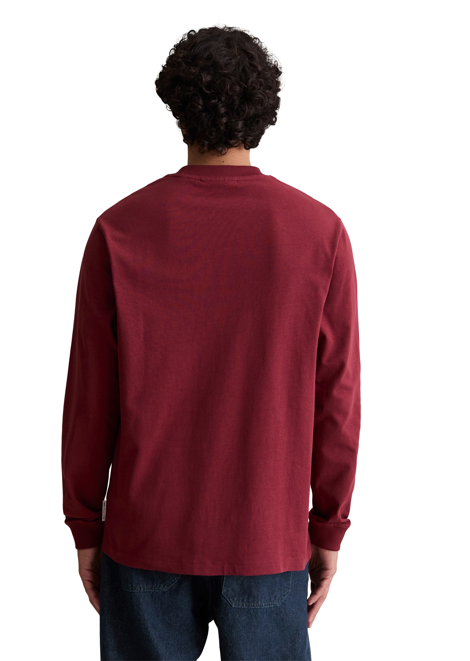 Marc O'Polo DENIM Langarmshirt »aus schwerem Bio-Baumwoll-Jersey«