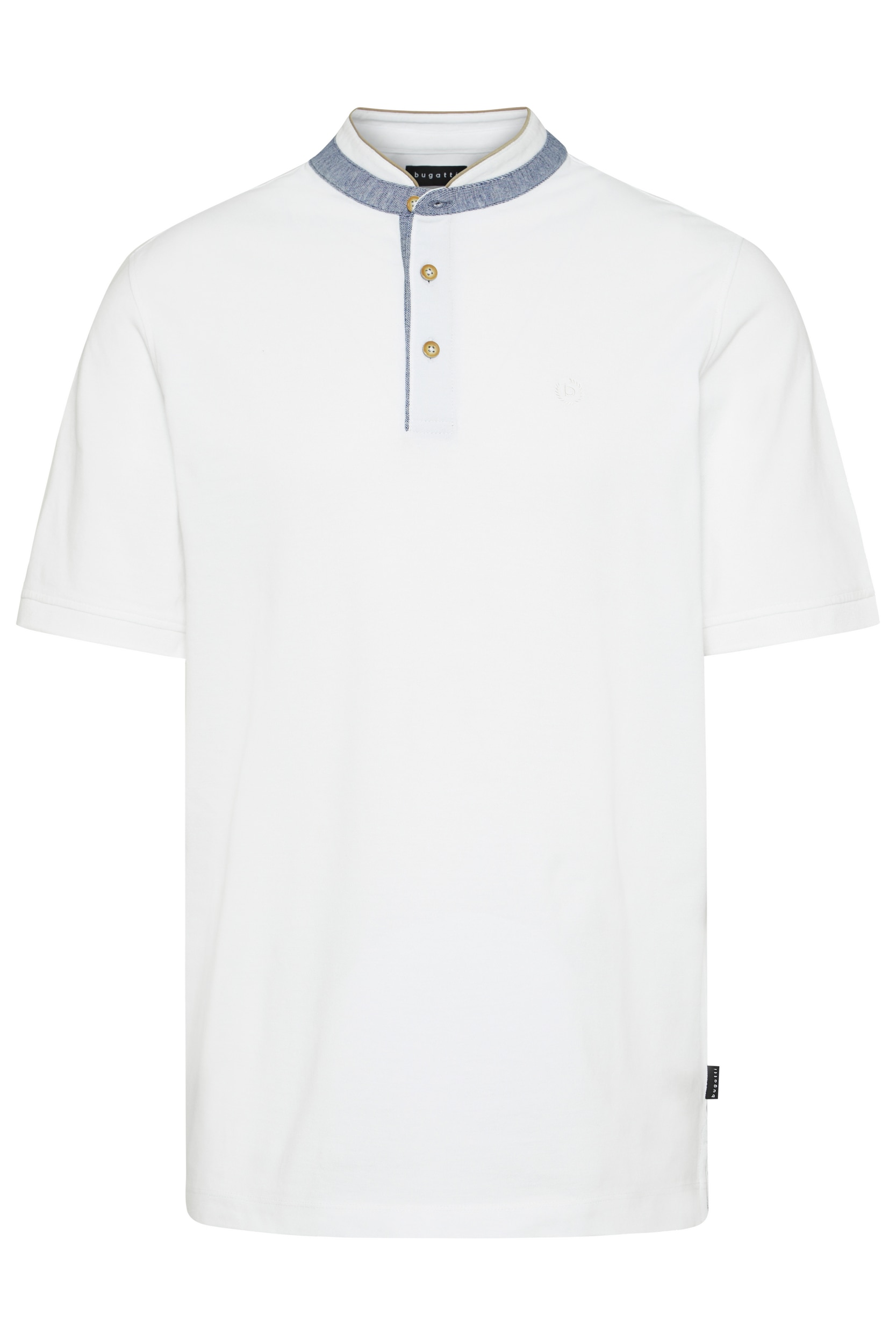 bugatti Poloshirt, mit modischem Stehkragen