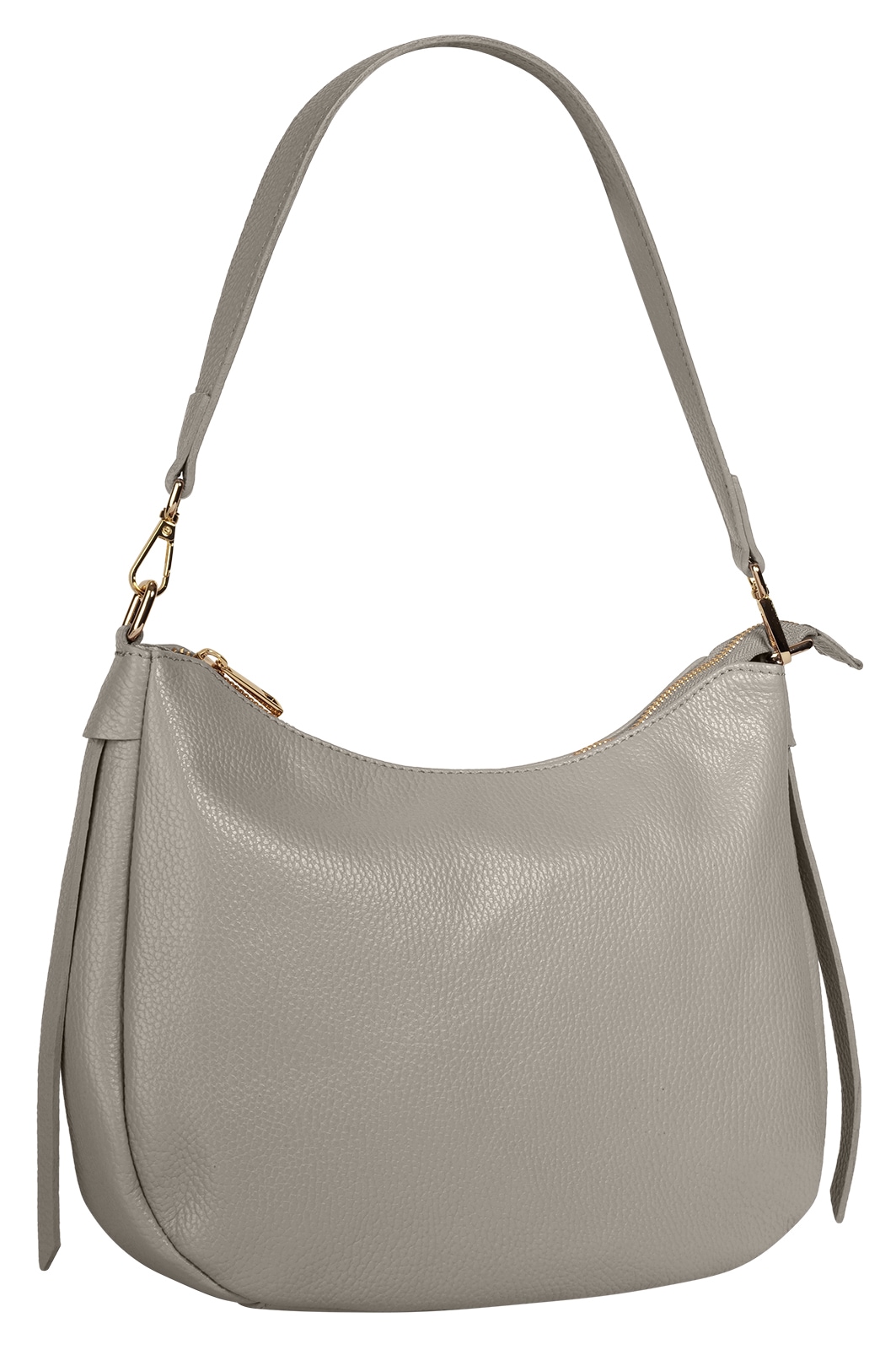 Cluty Umhängetasche, echt Leder, Made in Italy
