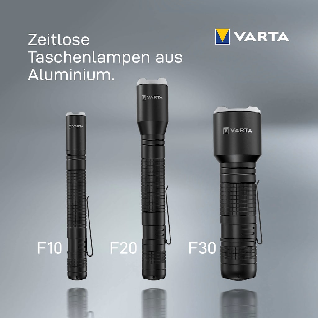 VARTA Taschenlampe »Aluminium Light F20 Pro«, (1 St.)
