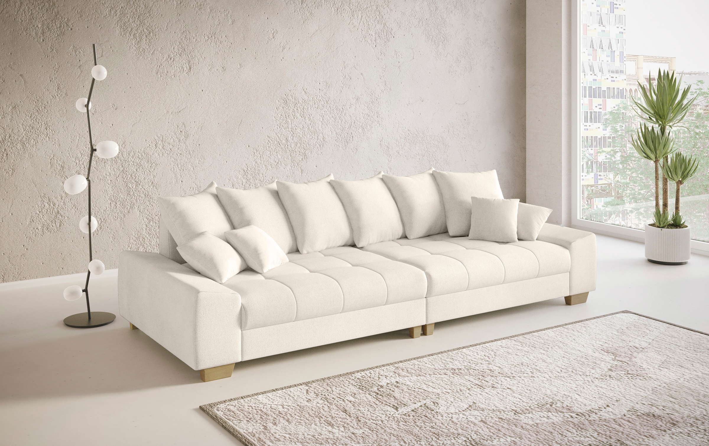 Mr. Couch Big-Sofa "Nikita II", Wahlweise mit Kaltschaumpolsterung, bis 140 günstig online kaufen