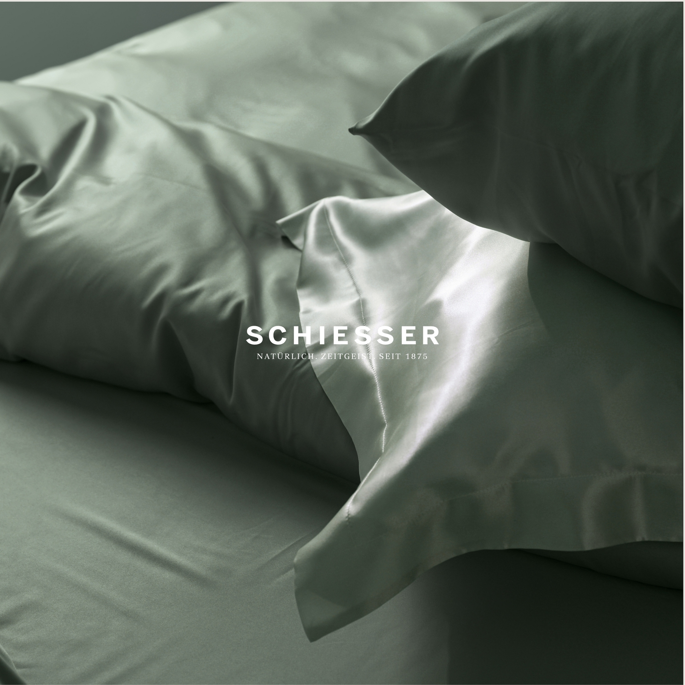 Schiesser Bettwäsche »Ella seidenmattes Premiumbettwäscheset aus feinstem Baumwollsatin«, Made in Green