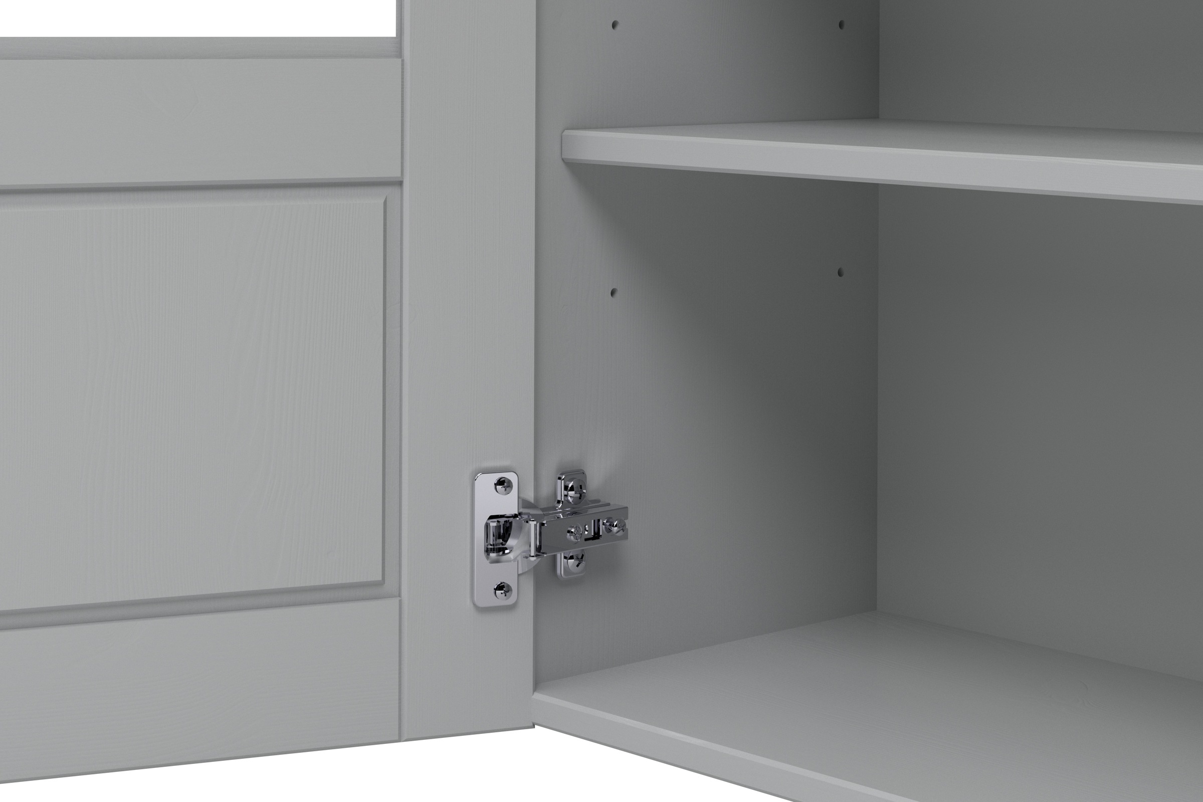 Home affaire Hängeschrank »Alby2«, Mit Metallgriffen und Glastüren, Breite 50 cm
