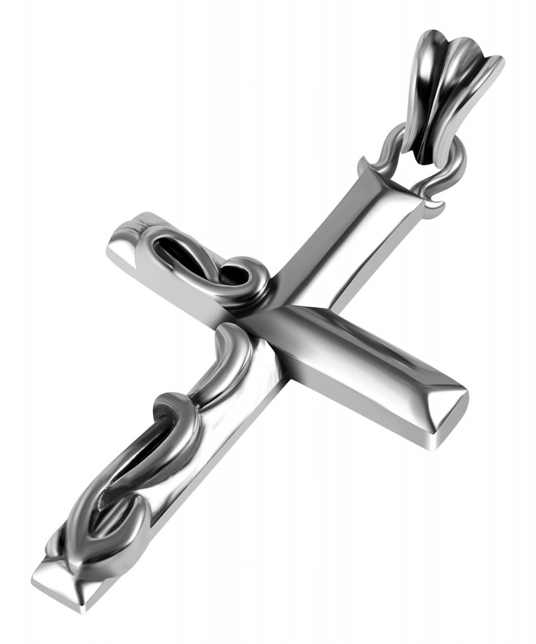 Adelia´s Kettenanhänger »modischer Kreuz Anhänger aus 925 Sterling Silber«