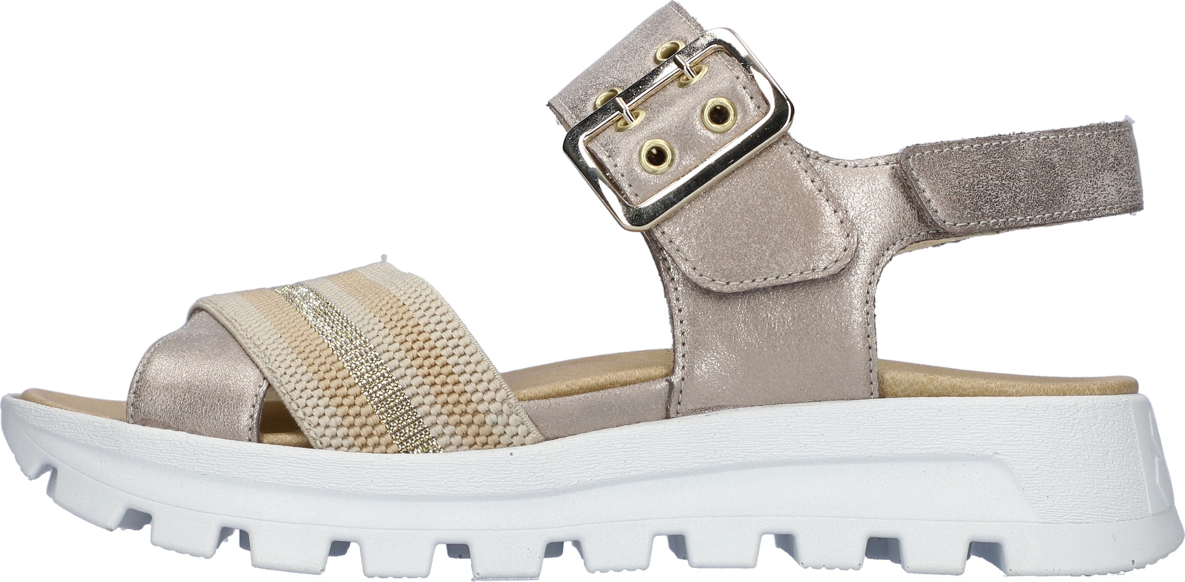 Waldläufer Plateausandale »H-NELE«  Sommerschuh, Klettschuh, Bequemschuh in Komfortweite H (= sehr weit)