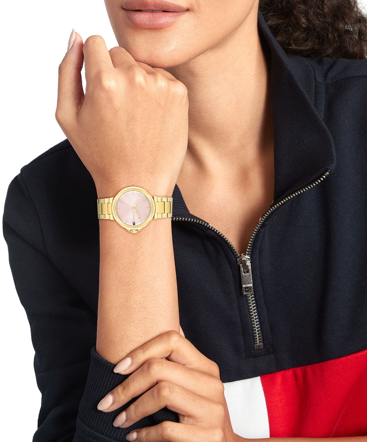 Tommy Hilfiger Quarzuhr »Lori«, Armbanduhr, Damenuhr, Edelstahlarmband, analog